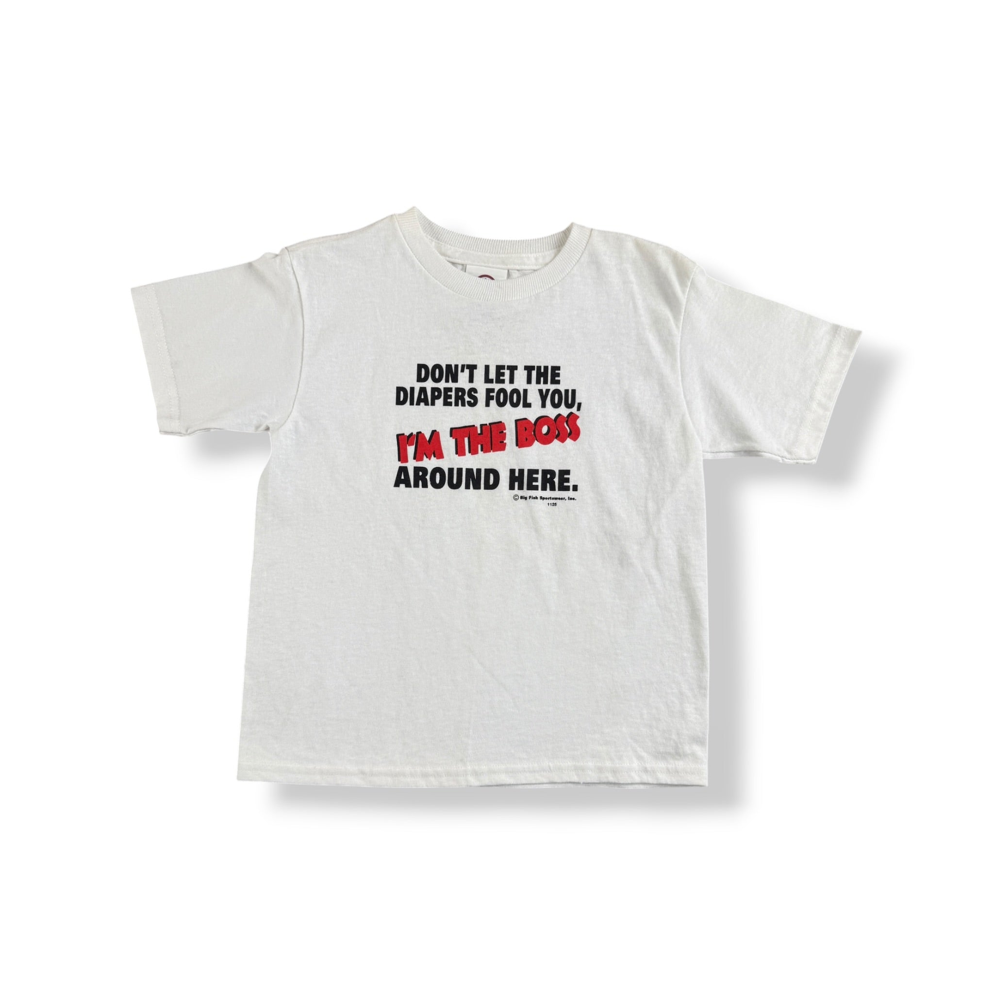 Y2K I'm The Boss Shirt 3/4T