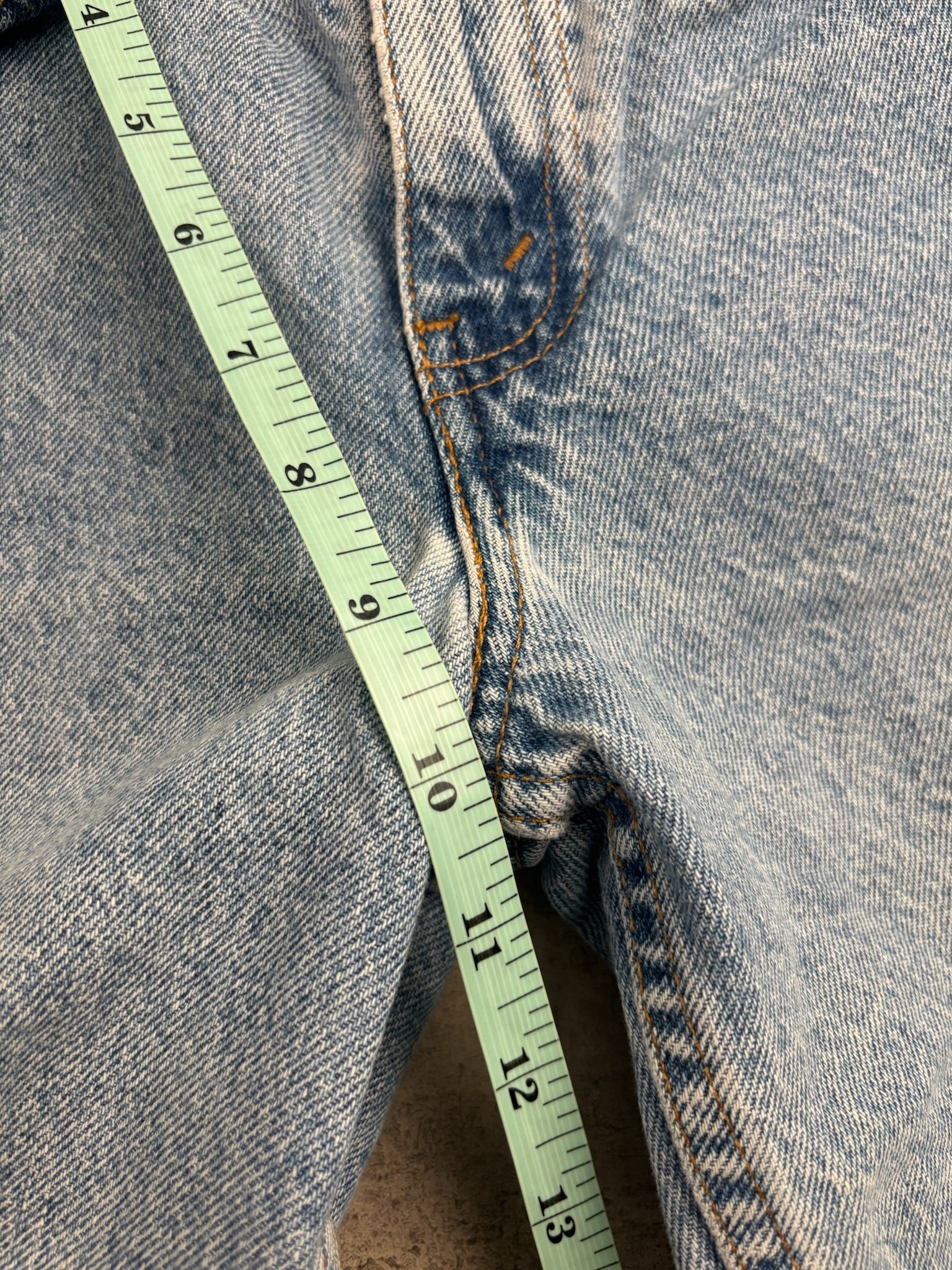 Vintage Orange Tab 560 Denim Shorts 10/12