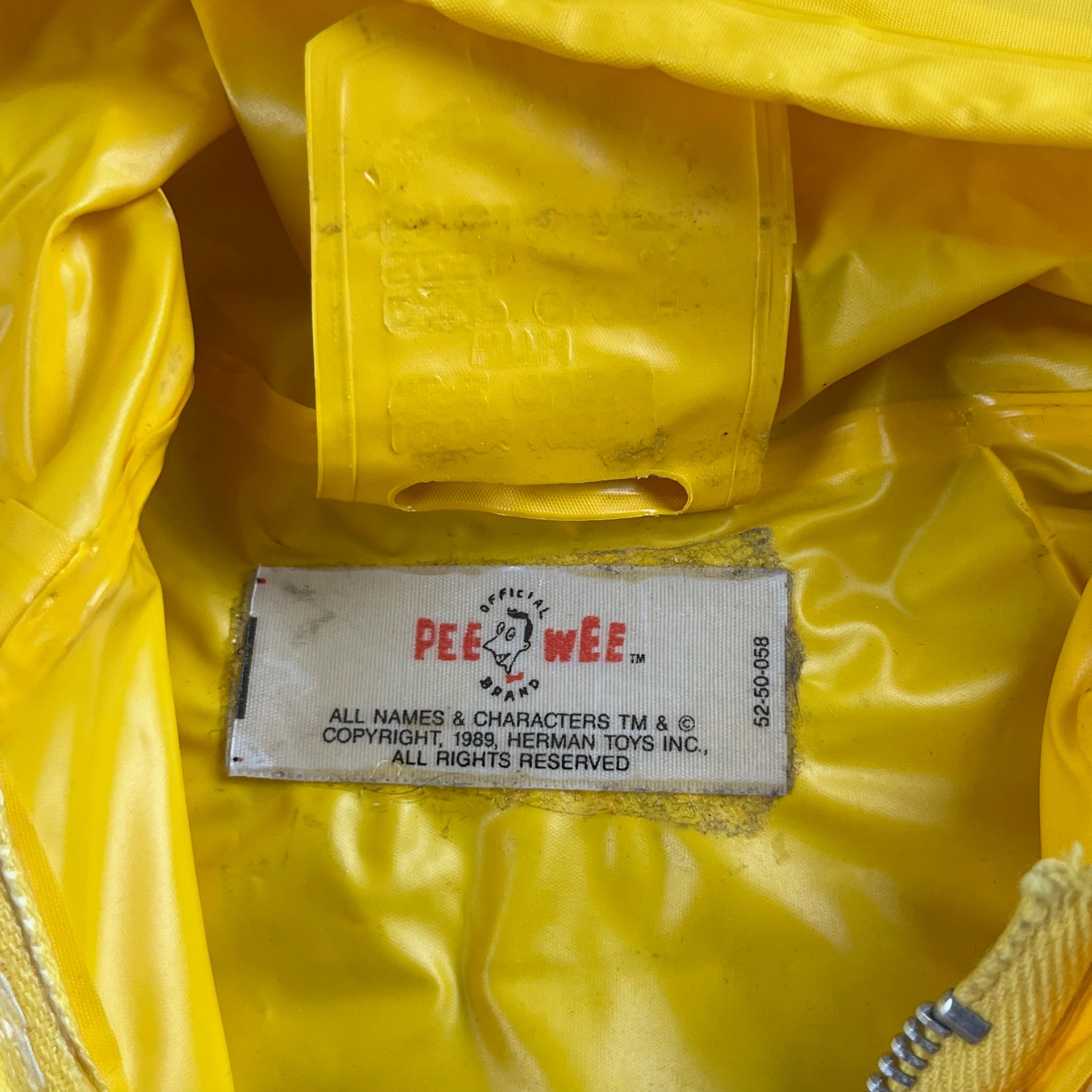 Vintage Peewee Herman Raincoat 4-6T