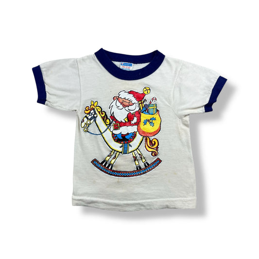 Vintage Champion Santa Claus Ringer 18 Months