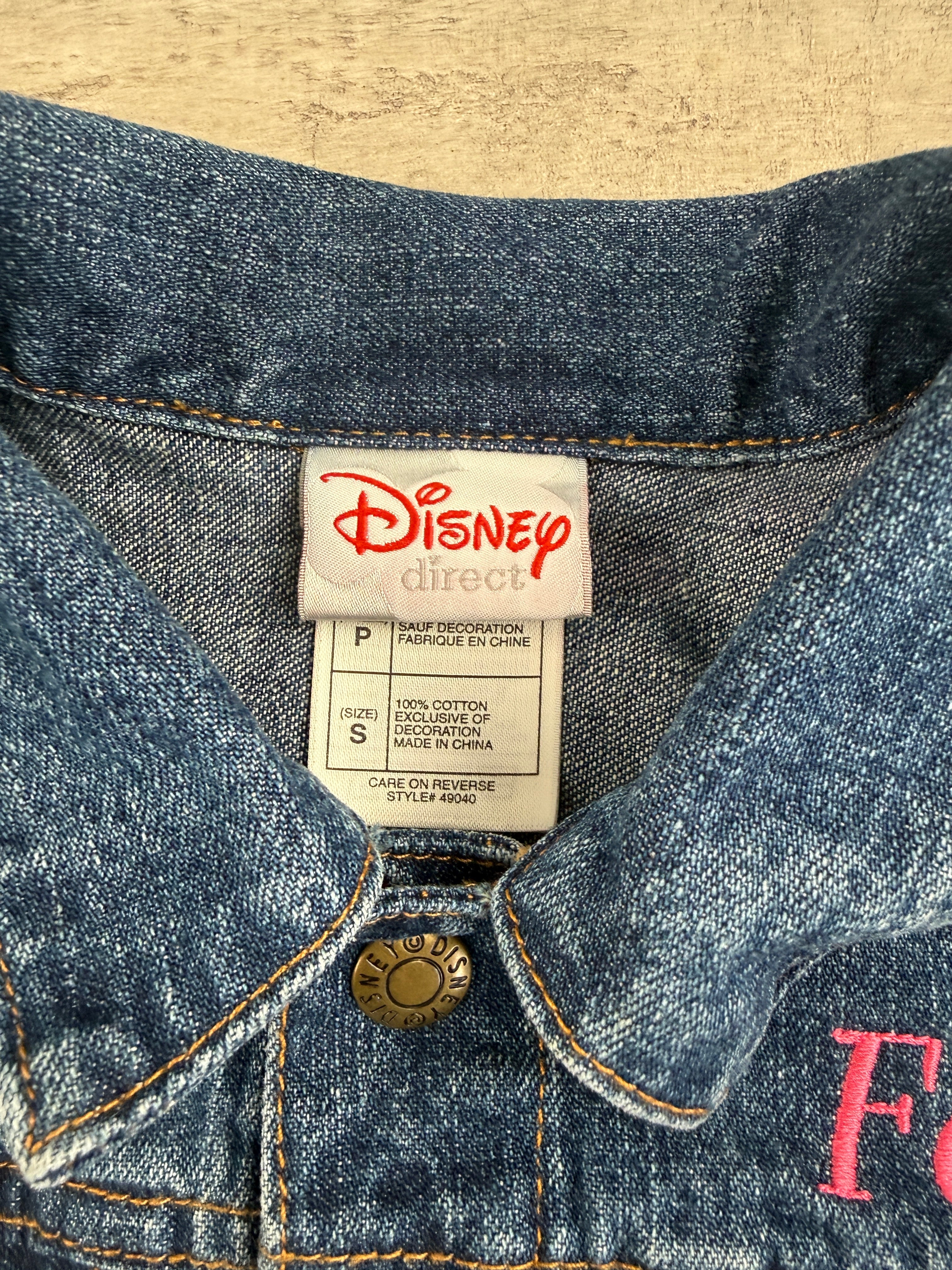 Y2K Disney Princess Denim Jacket 4T