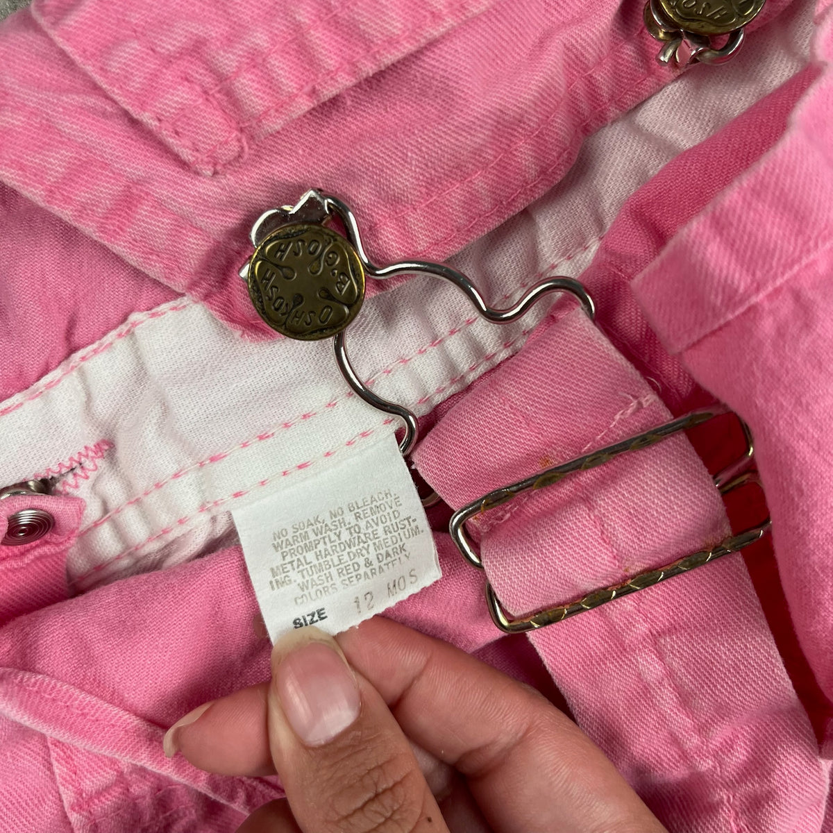Vintage OshKosh Shortalls 12 Months