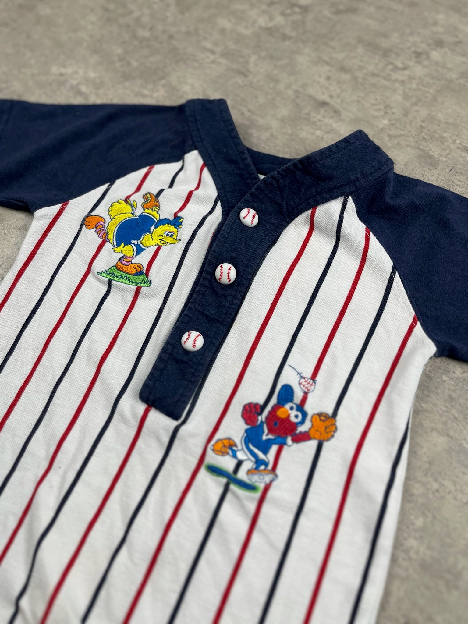 Vintage Elmo & Big Bird Romper 18 Mo