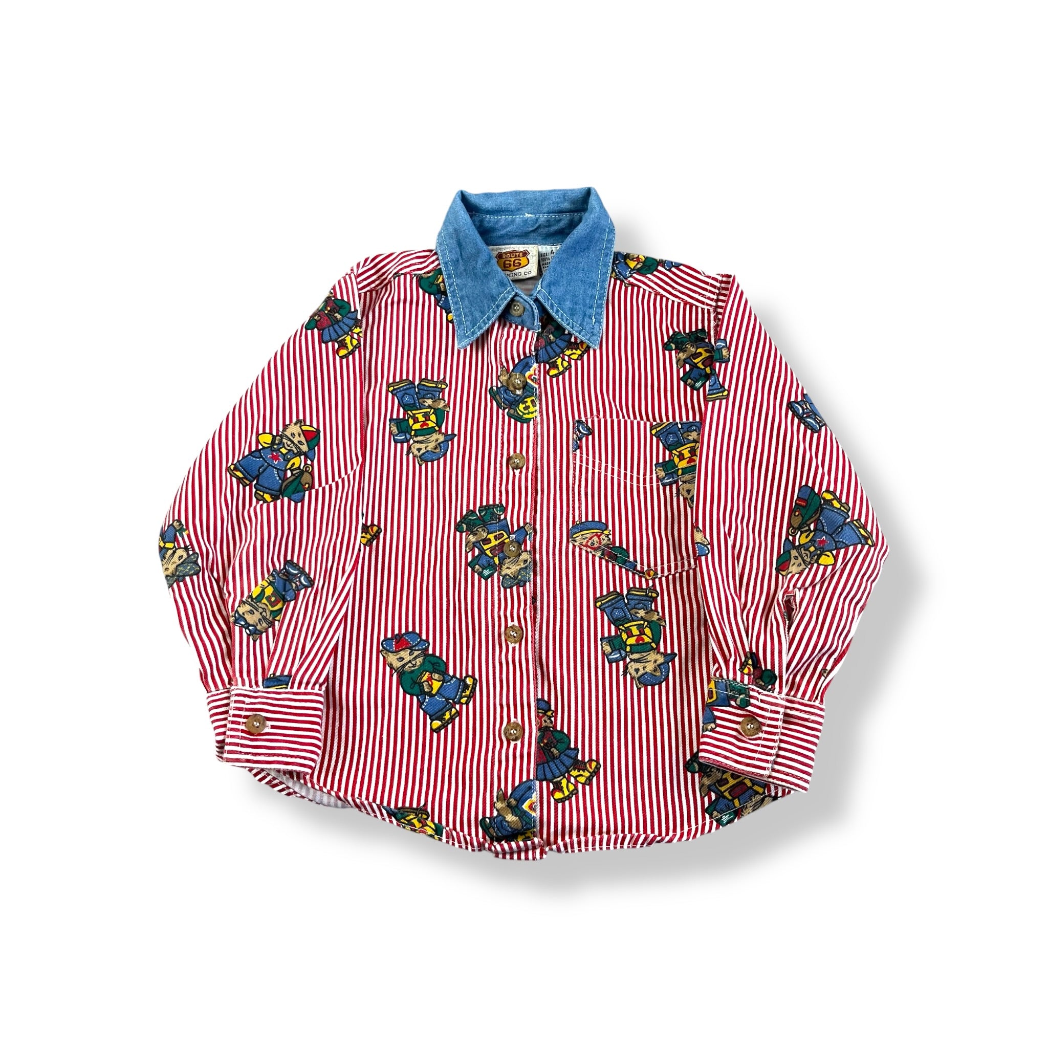 Vintage Striped Button Up 4T