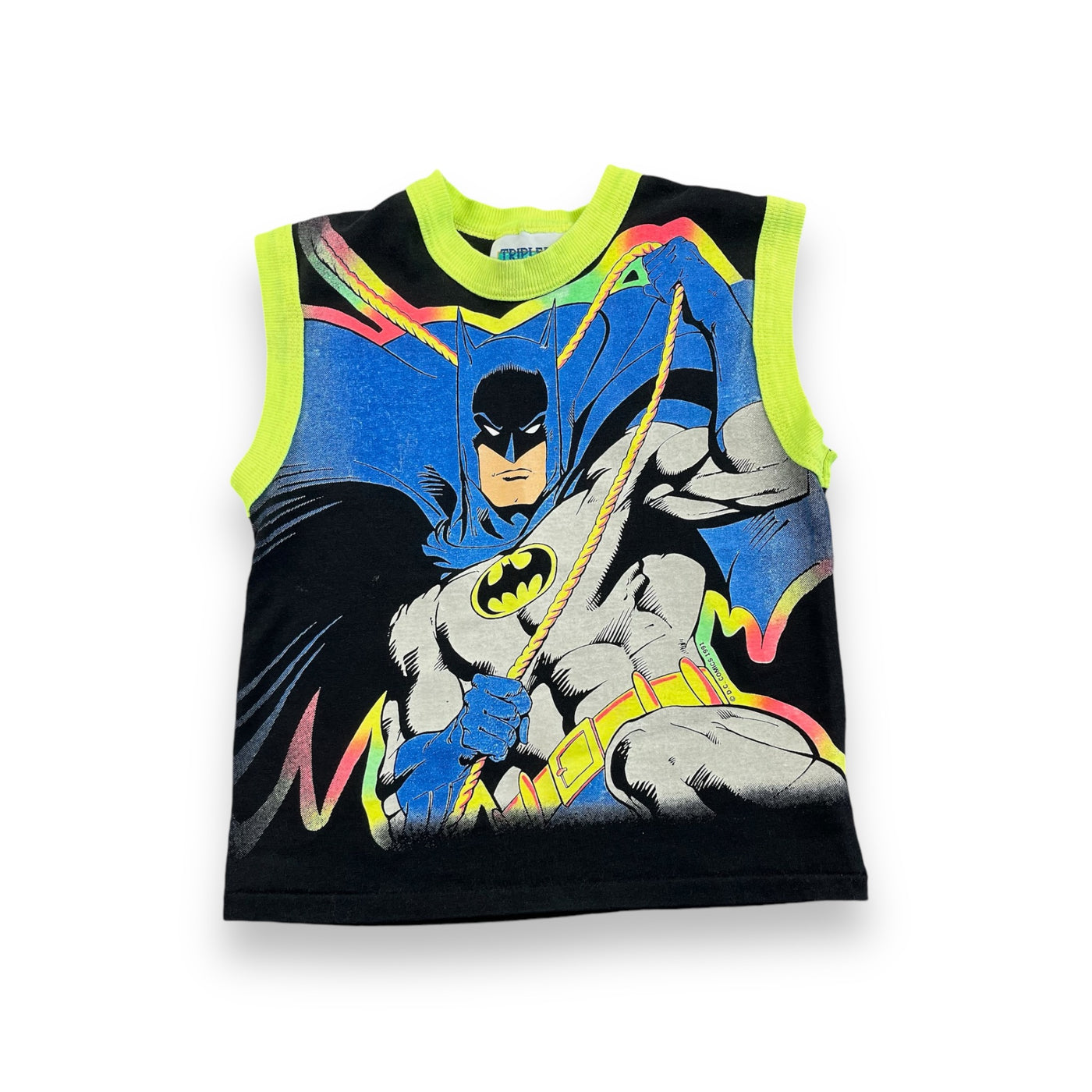 Vintage ‘91 Batman Muscle tank 3/4T