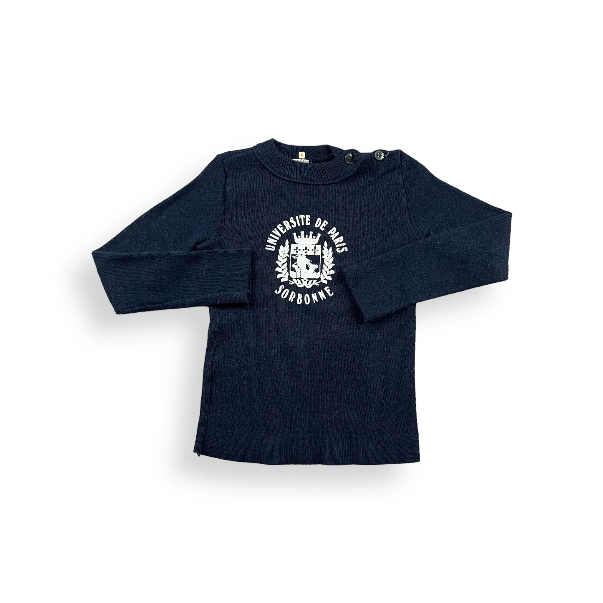 Vintage Universite de Paris Longsleeve 2T