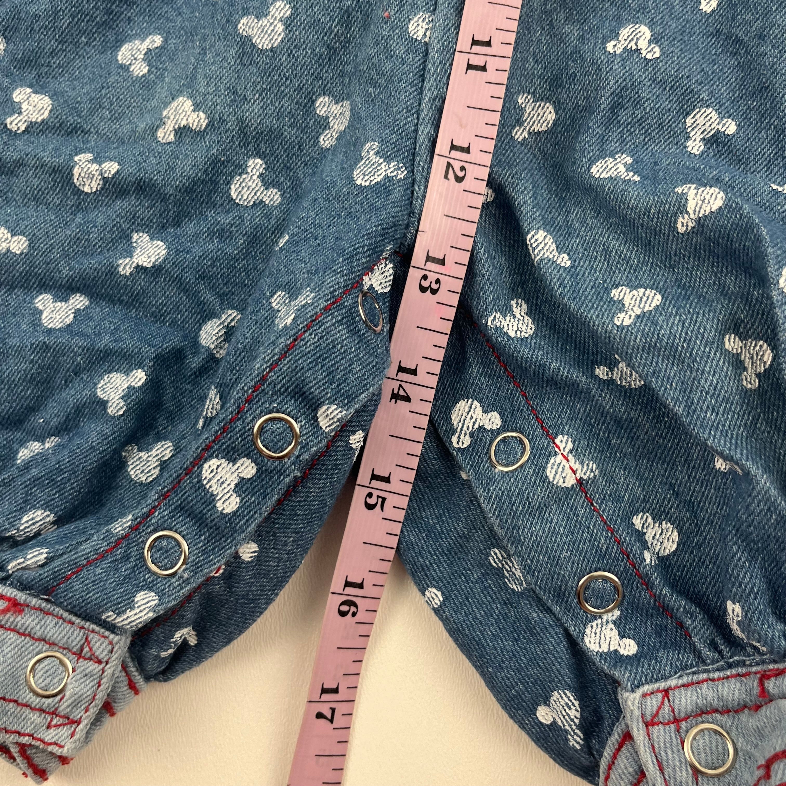 Vintage Mickey & Minnie Romper 9 Mo