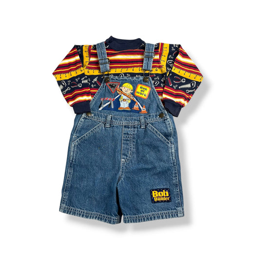 Vintage Bob The Builder Shortalls 2/3T