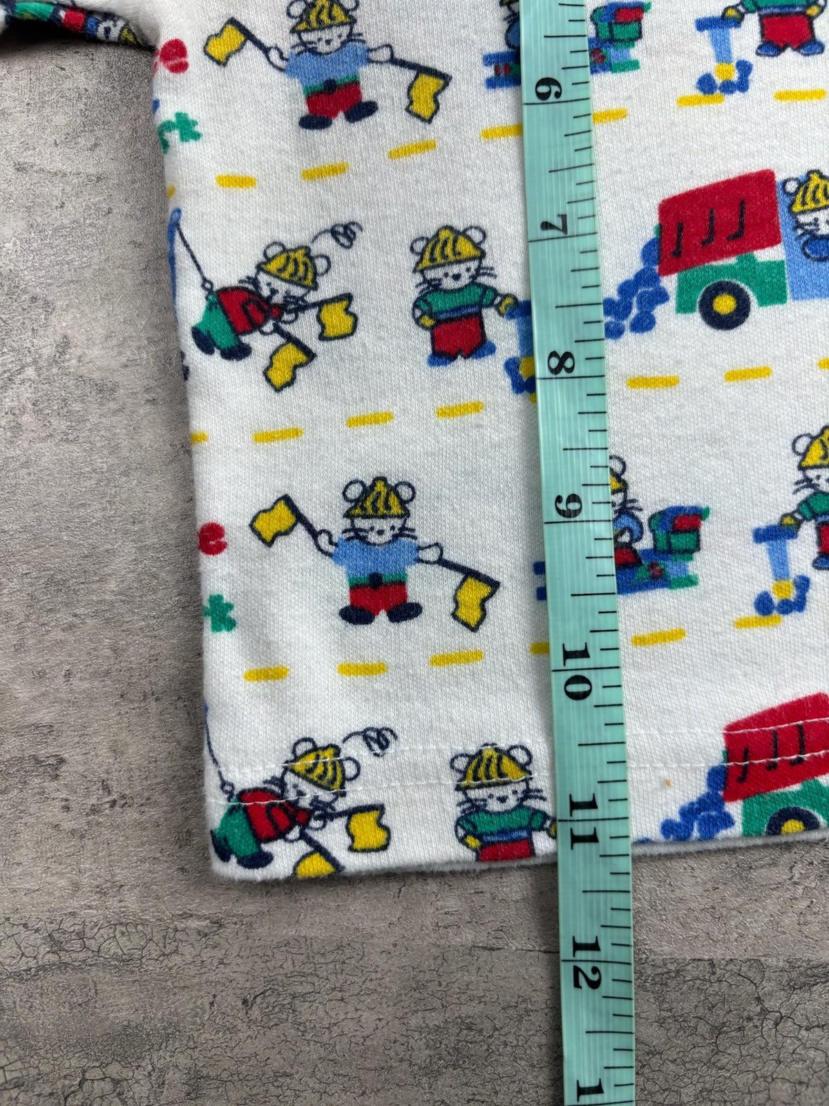 Vintage OshKosh Construction Turtleneck 12 Mo