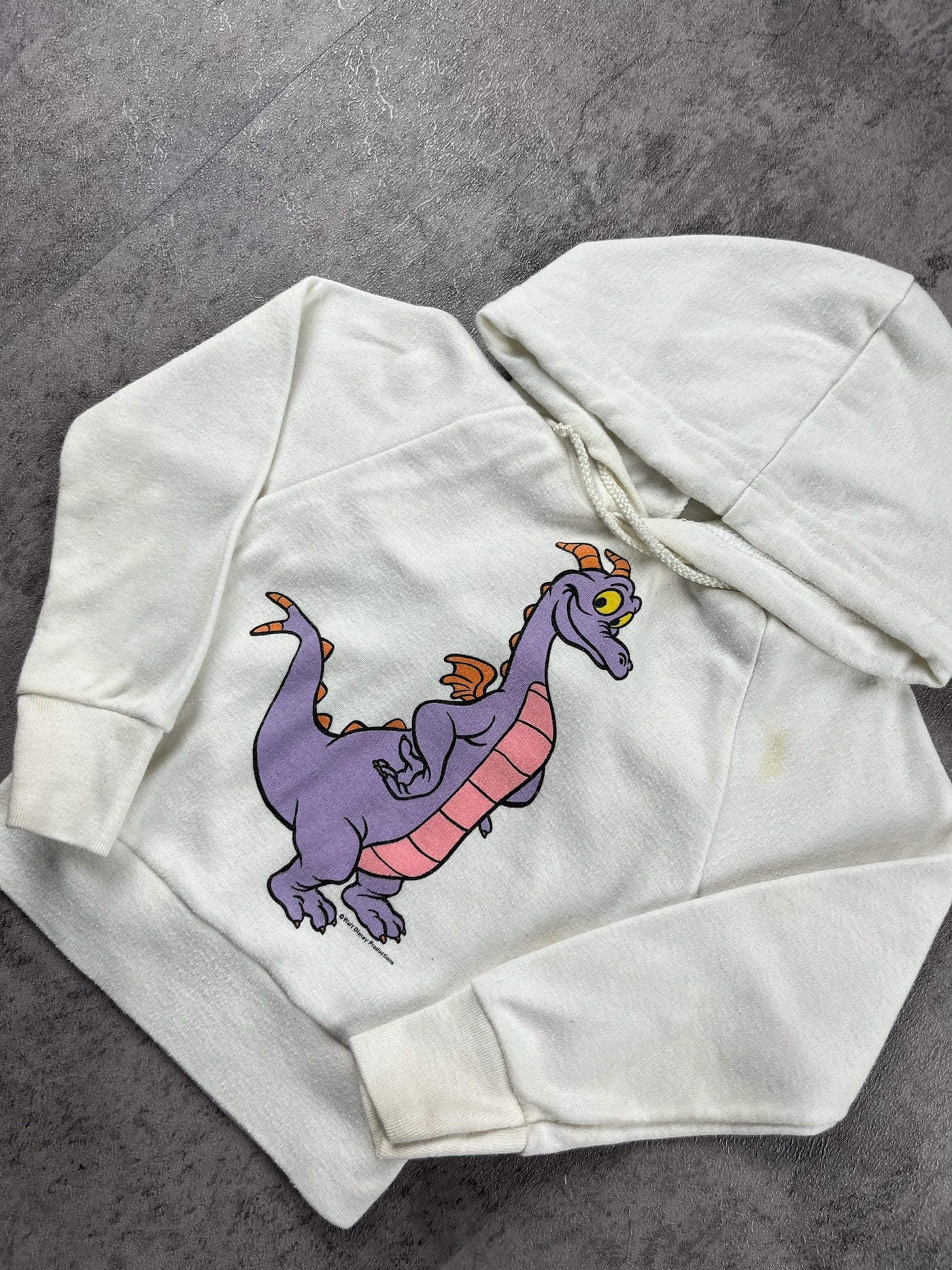 Vintage 82’ Disney Epcot Center Figment Hoodie 18 Months