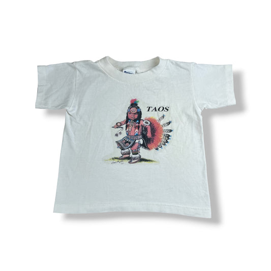 Vintage Taos New Mexico Souvenir Shirt 3/4T