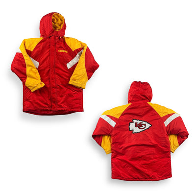 Vintage Kansas City Chiefs Puffer Jacket Adult Medium