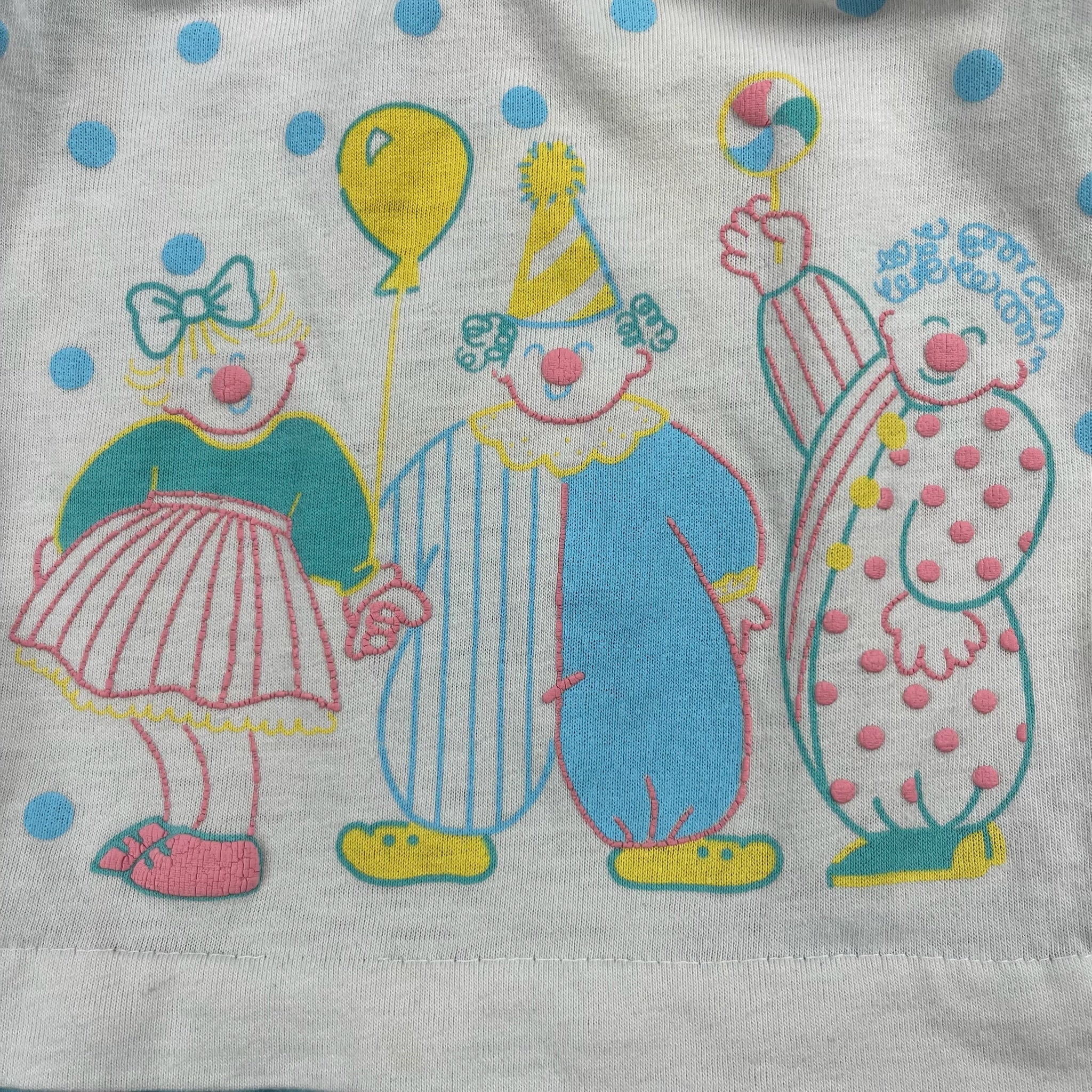 Vintage Clown Romper 18 Months