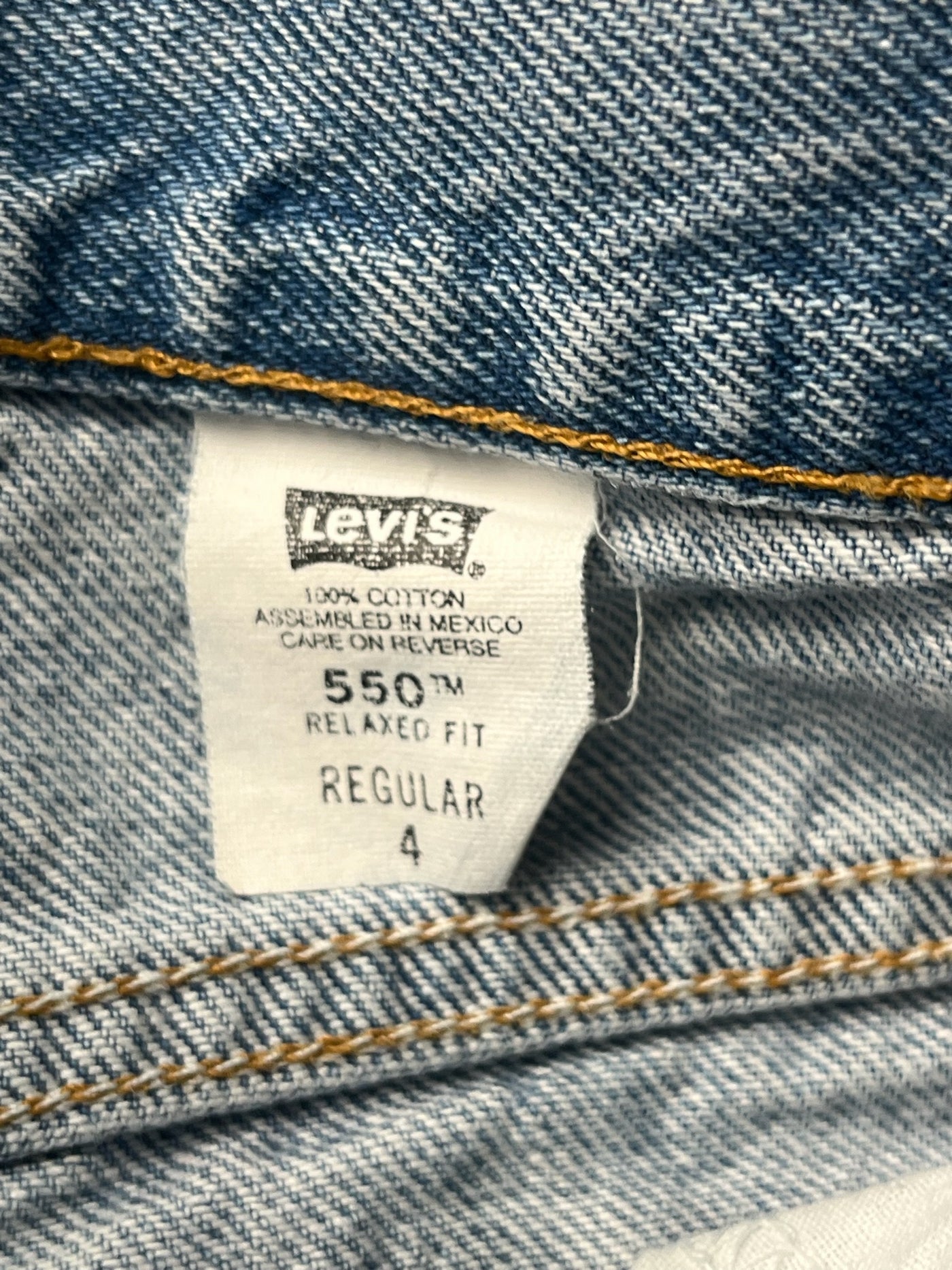 Vintage Orange Tab Levi’s 550 Relaxed Fit Jeans 3T