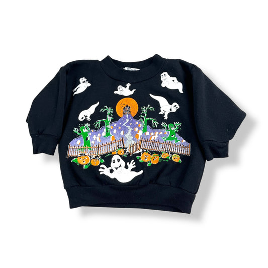 Vintage Scoop Halloween Puffed Sweater 24 Months