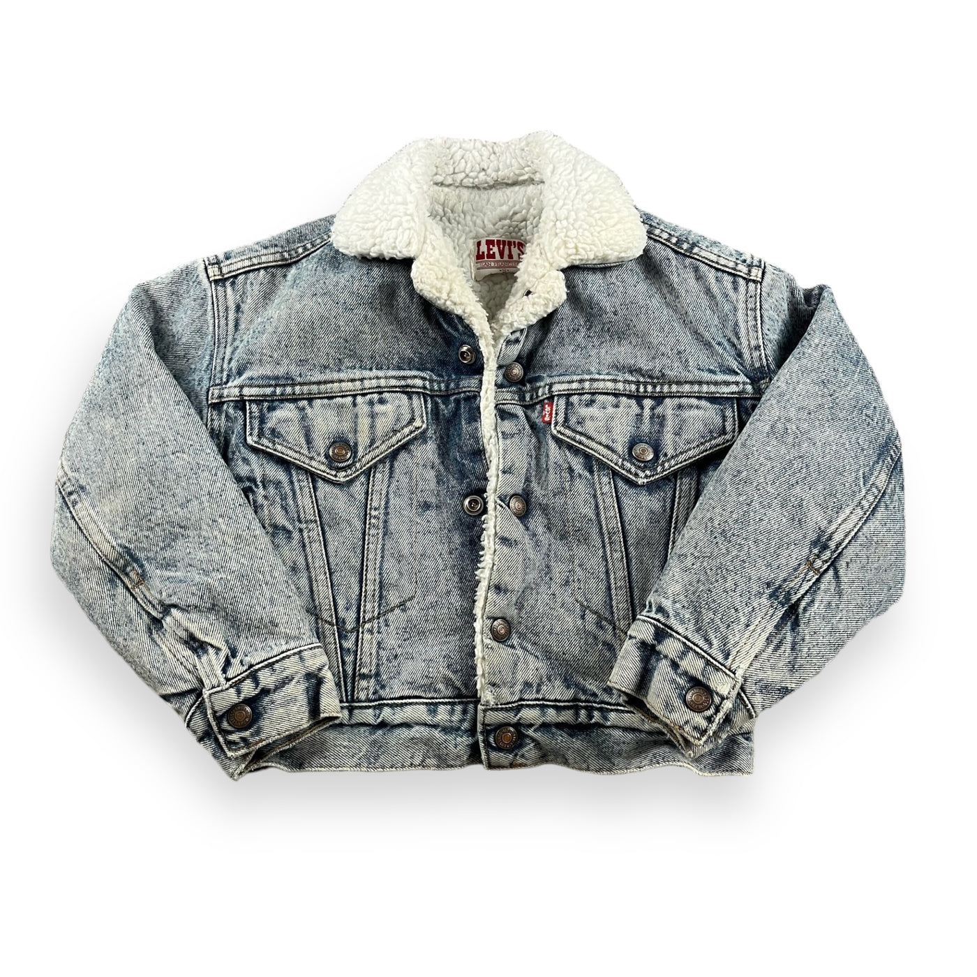 Vintage Levis Sherpa Denim Jacket 4/5T