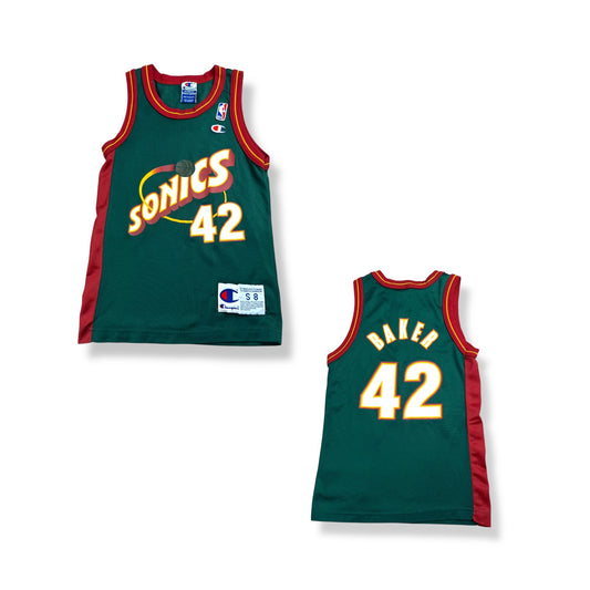 Vintage Seattle Sonics Baker Jersey Youth Medium