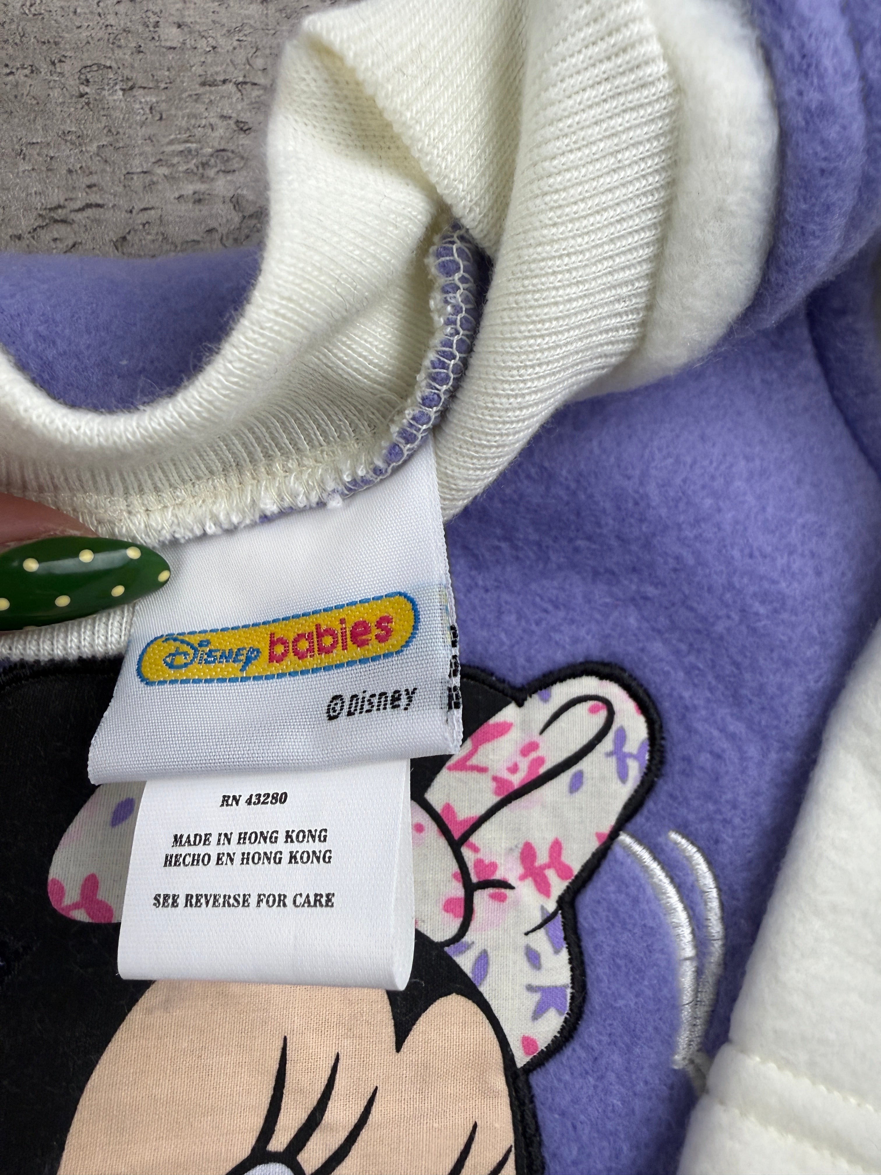 Vintage Deadstock Minnie Mouse Set 12 Months