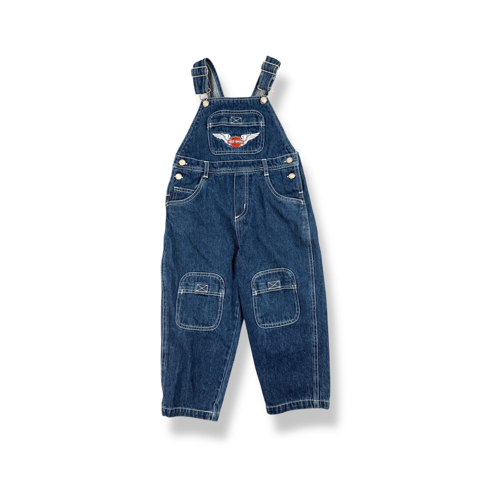 Vintage Harley Davidson Overalls 4T