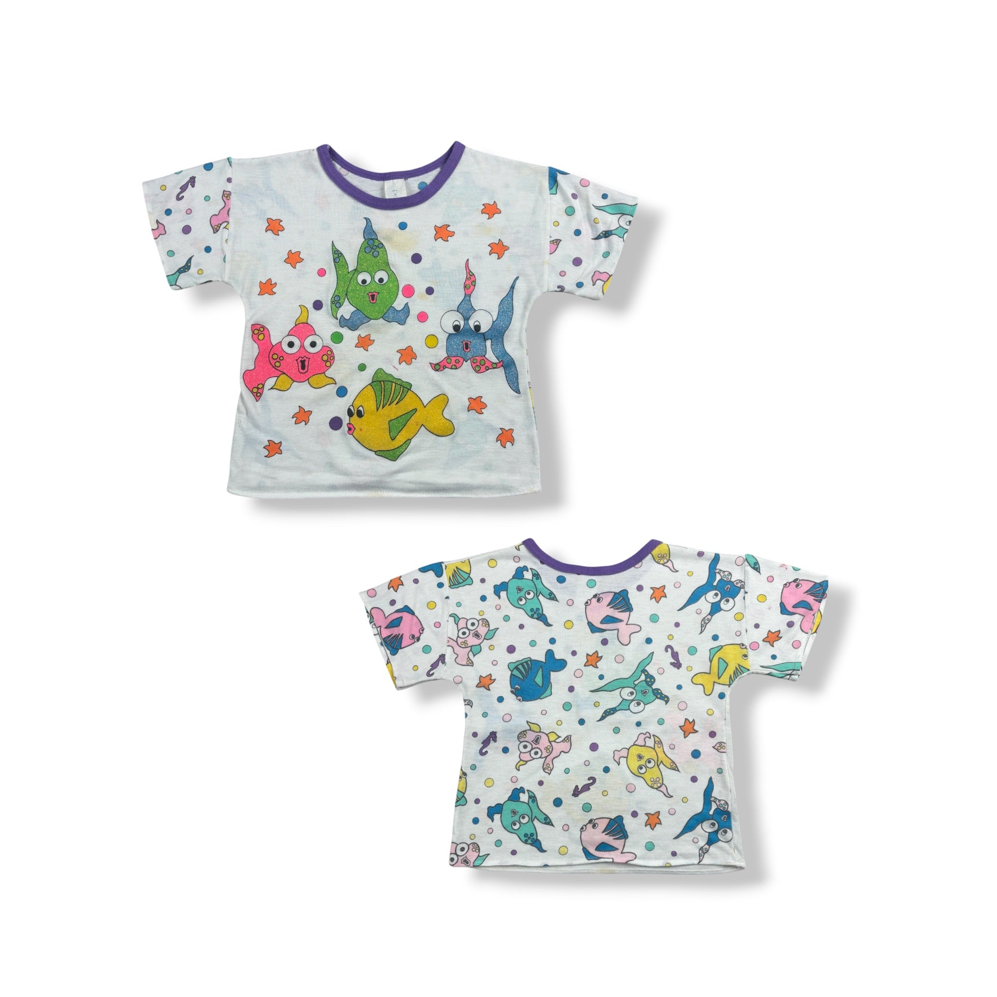 Vintage Fish Pj Top 3/4T