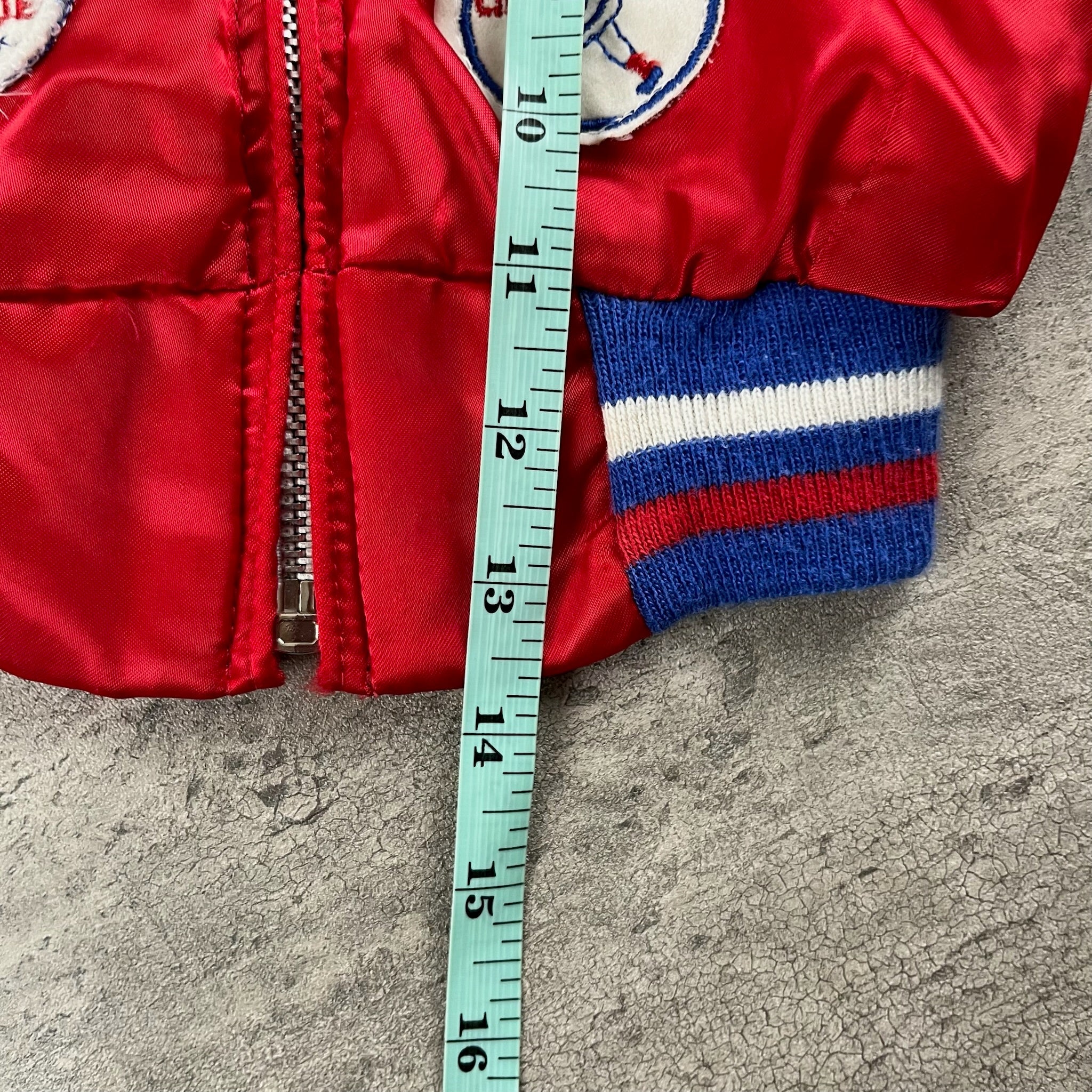 Vintage Baseball Satin Hooded Jacket 2T