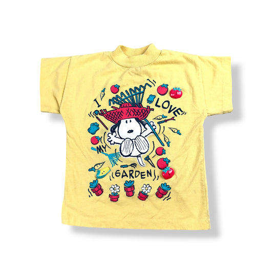Vintage Peanuts Snoopy Garden 3/4T