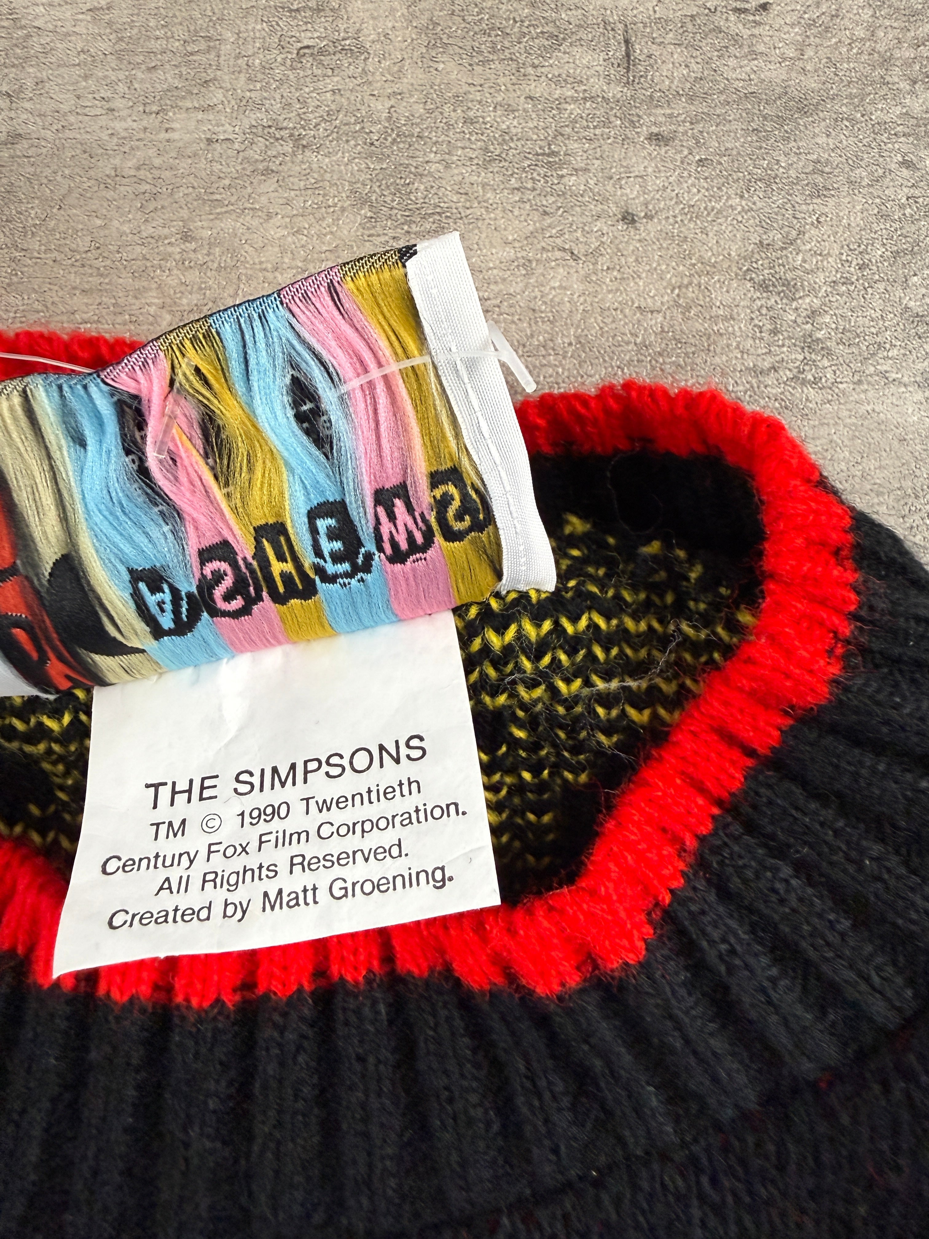 Vintage Bart Simpson Knit 4T