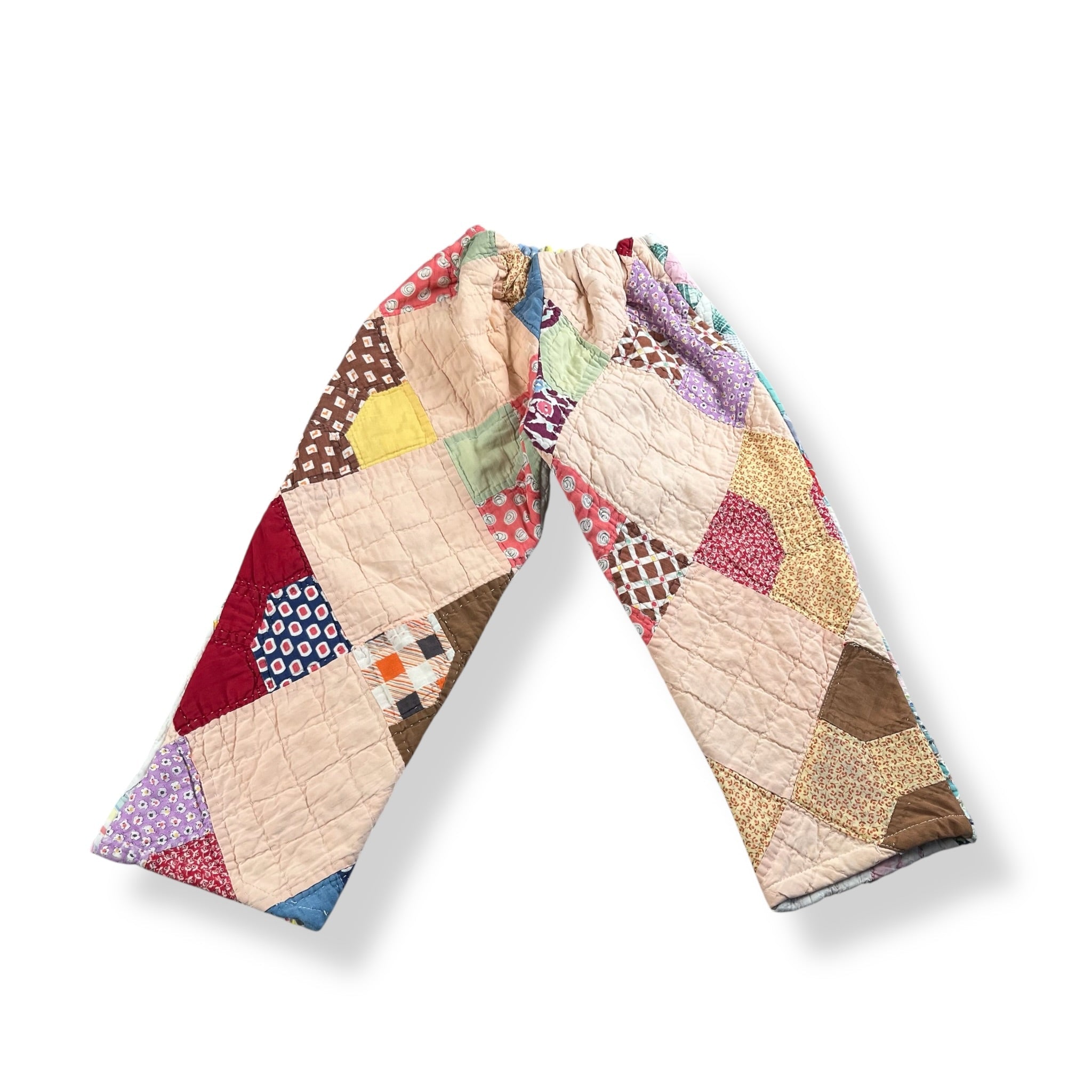 Vintage Upcycled Handmade Quilt Pants 4/5T
