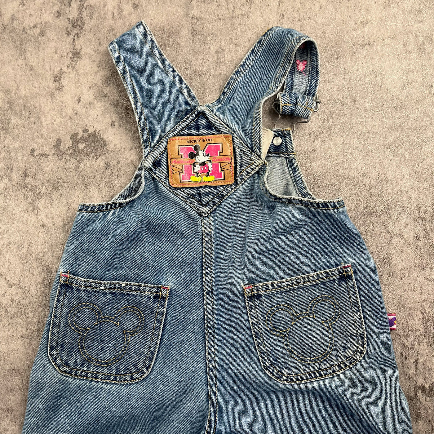 Vintage Minnie Mouse Overalls 2T