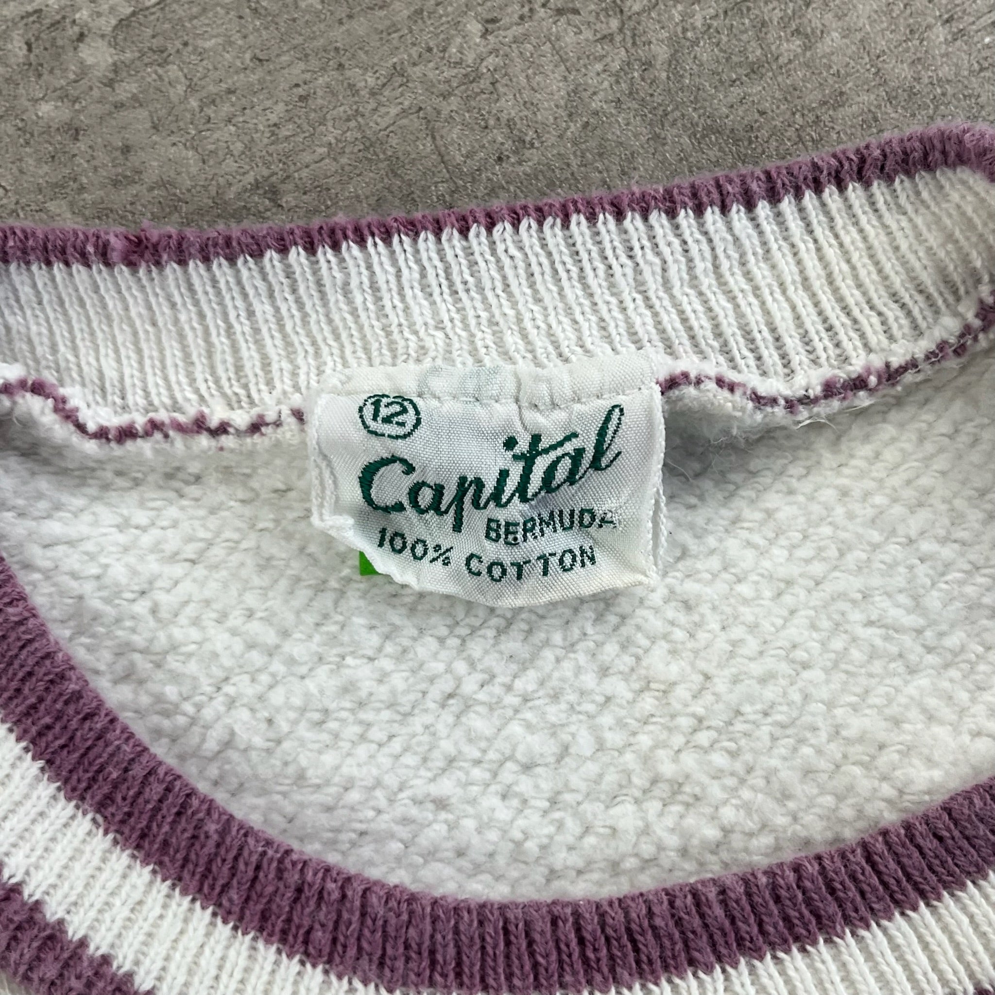 Vintage Bermuda Souvenir Sweatshirt 3/4T