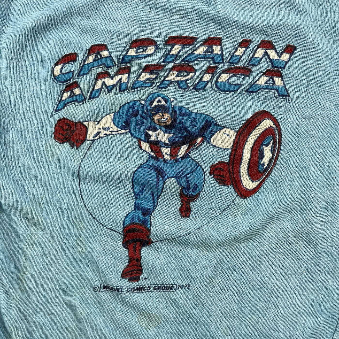 Vintage ‘75 Captain America Longsleeve 3T