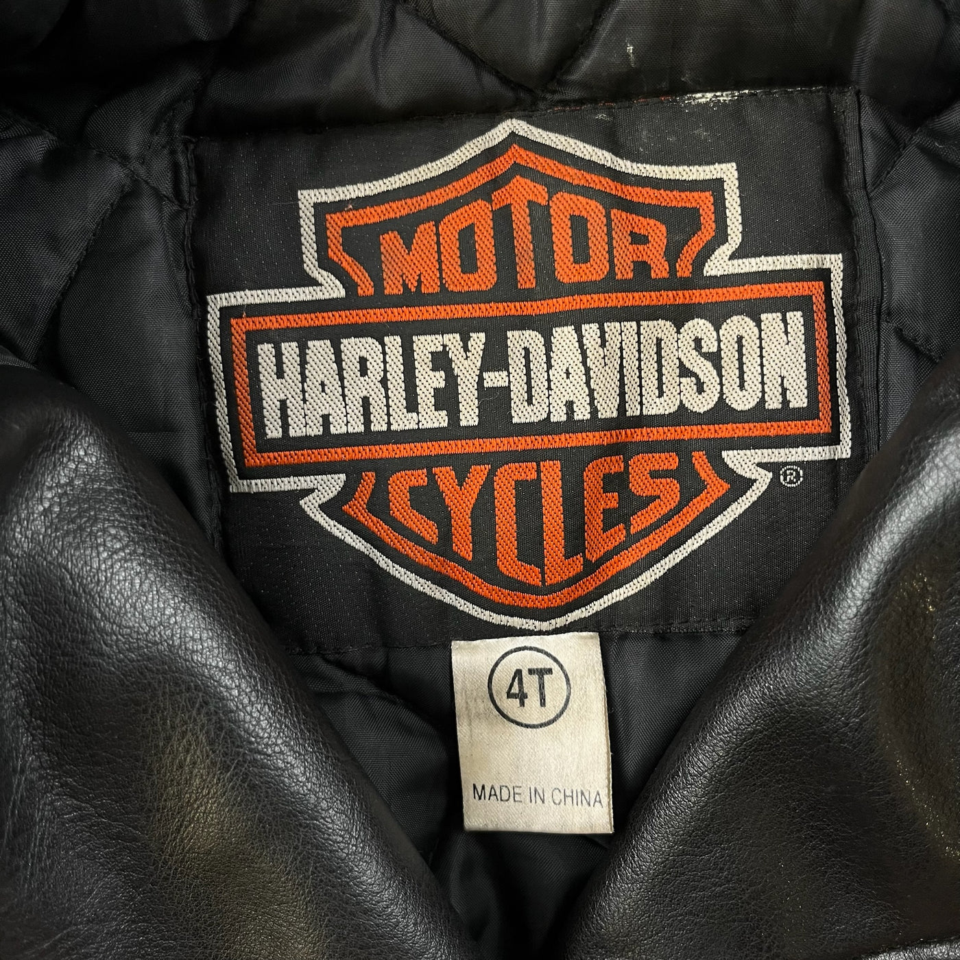 Vintage Harley Davidson Leather Jacket 4T