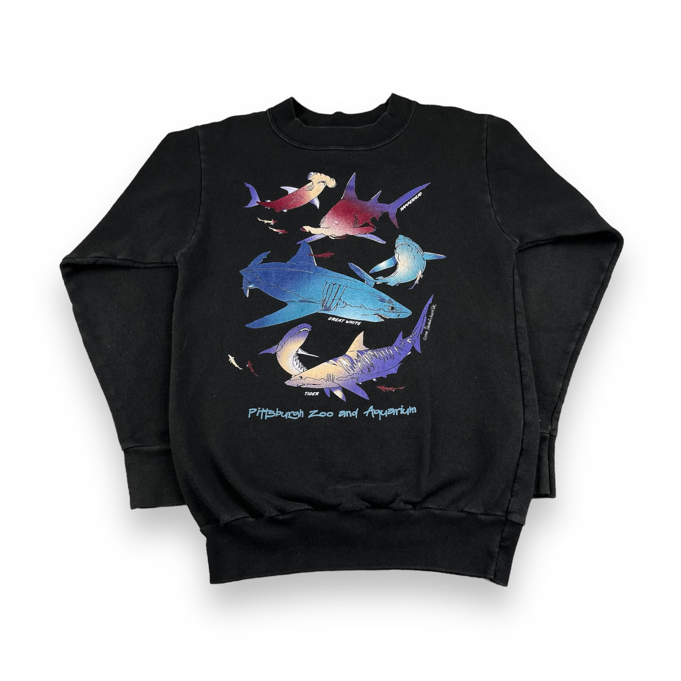 Vintage ‘96 Sharks Crewneck Youth Medium