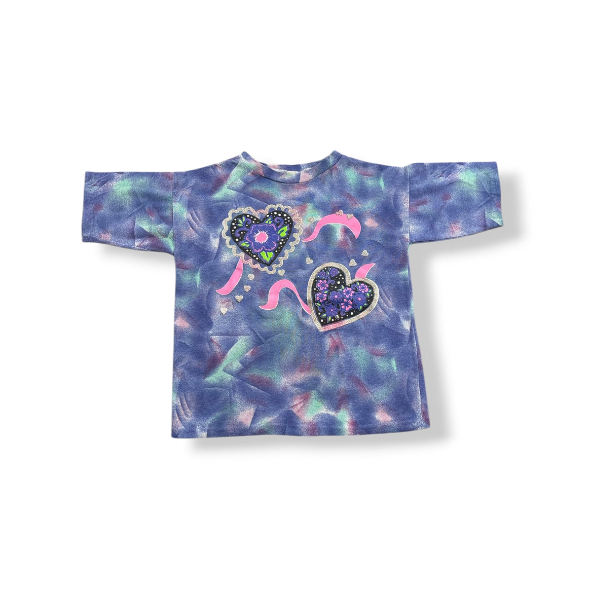 Vintage Heart Geometric T-Shirt 3/4T