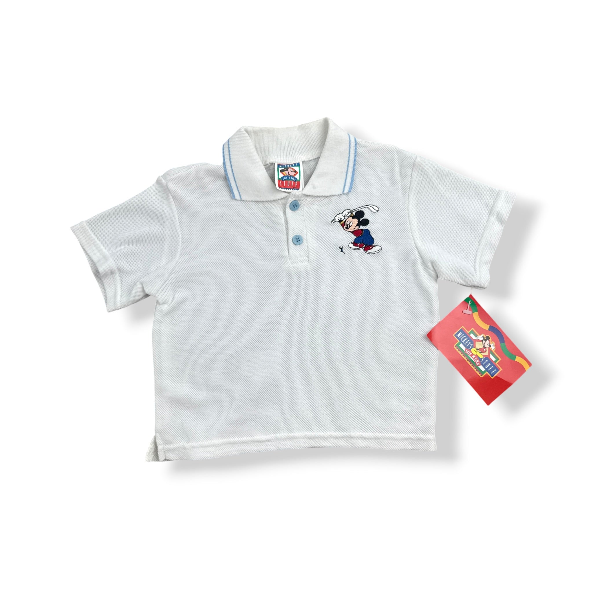 Vintage Deadstock Mickey Mouse Golf Polo 2T