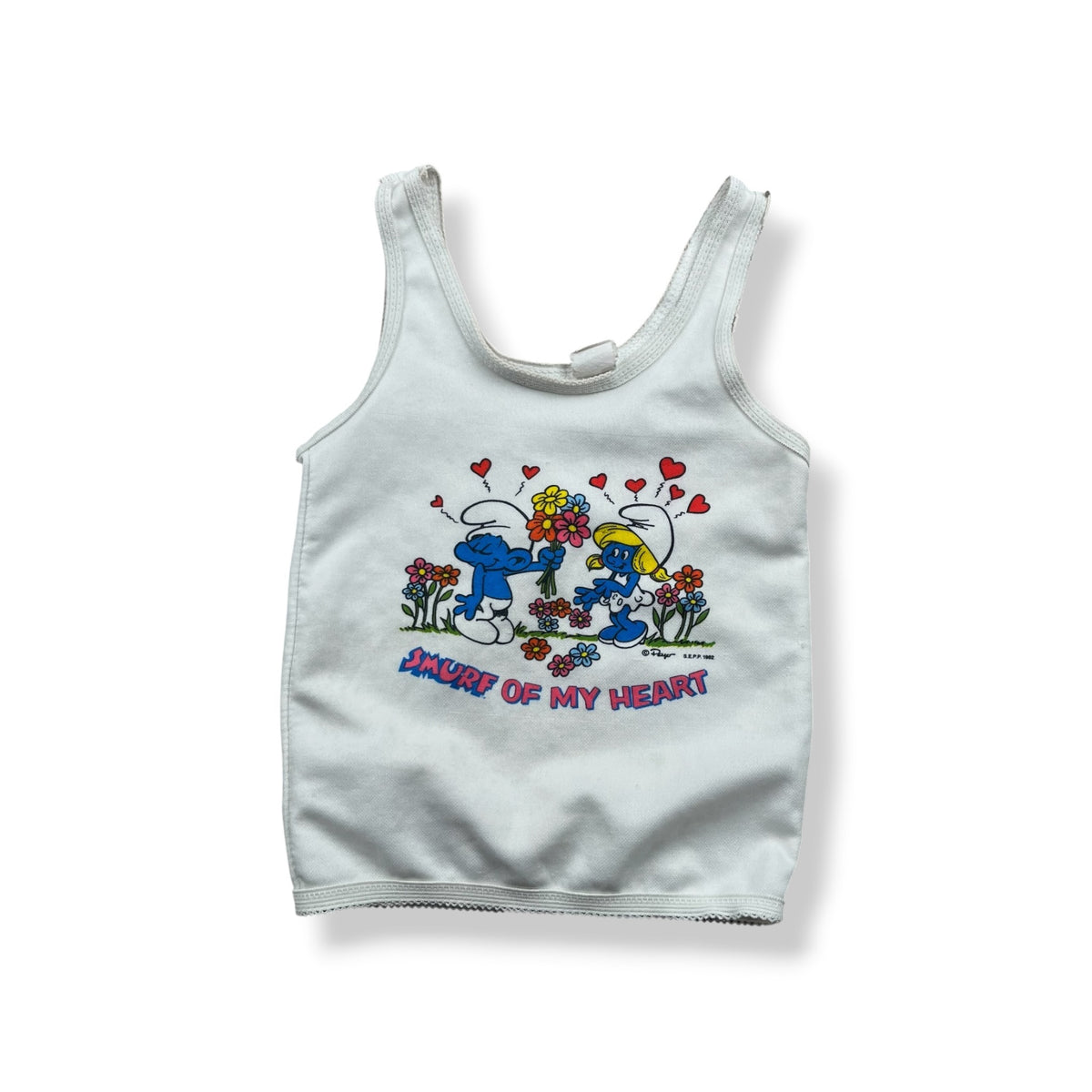 Vintage Smurf Tank 18M