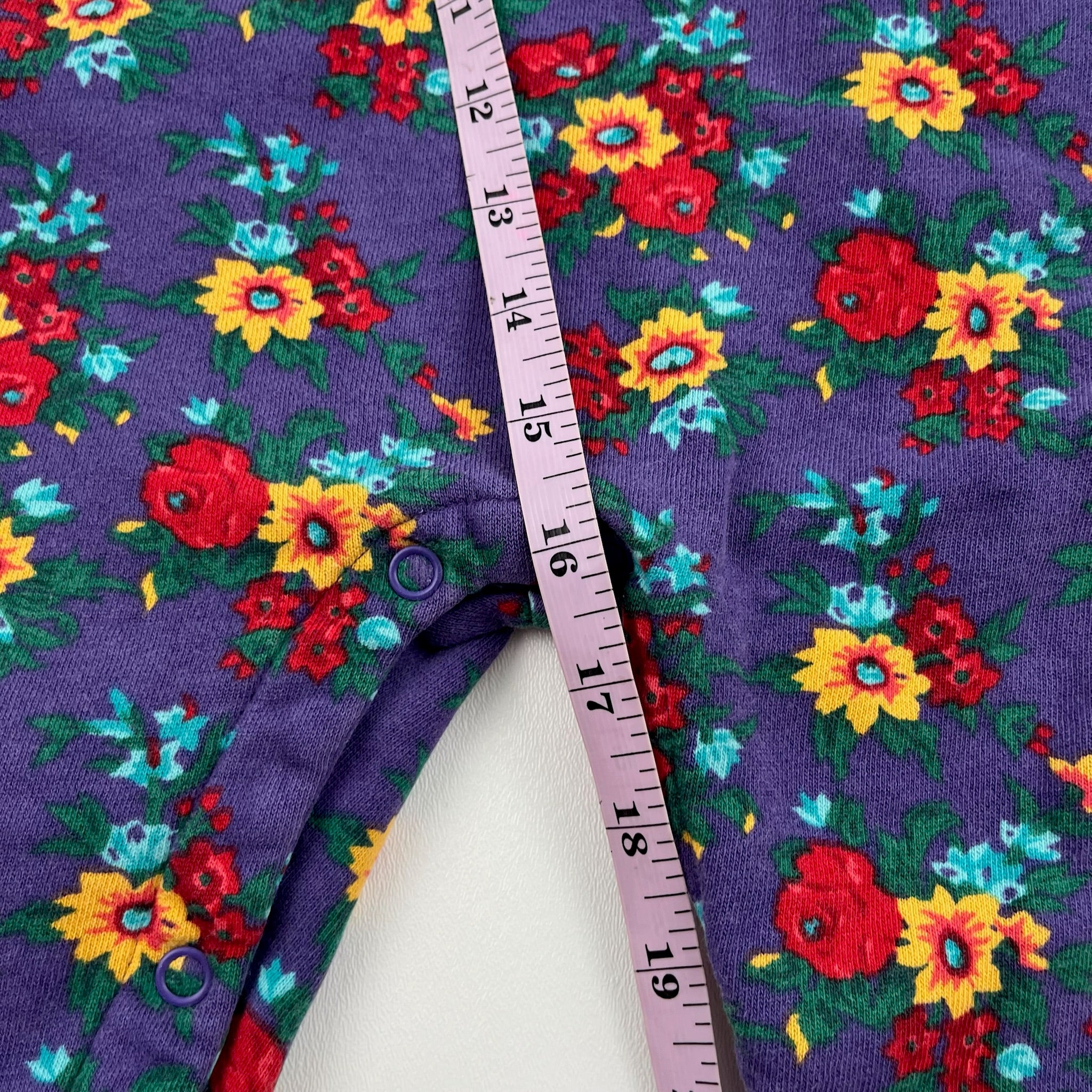 Vintage Baby Gap Floral Romper 18 Months