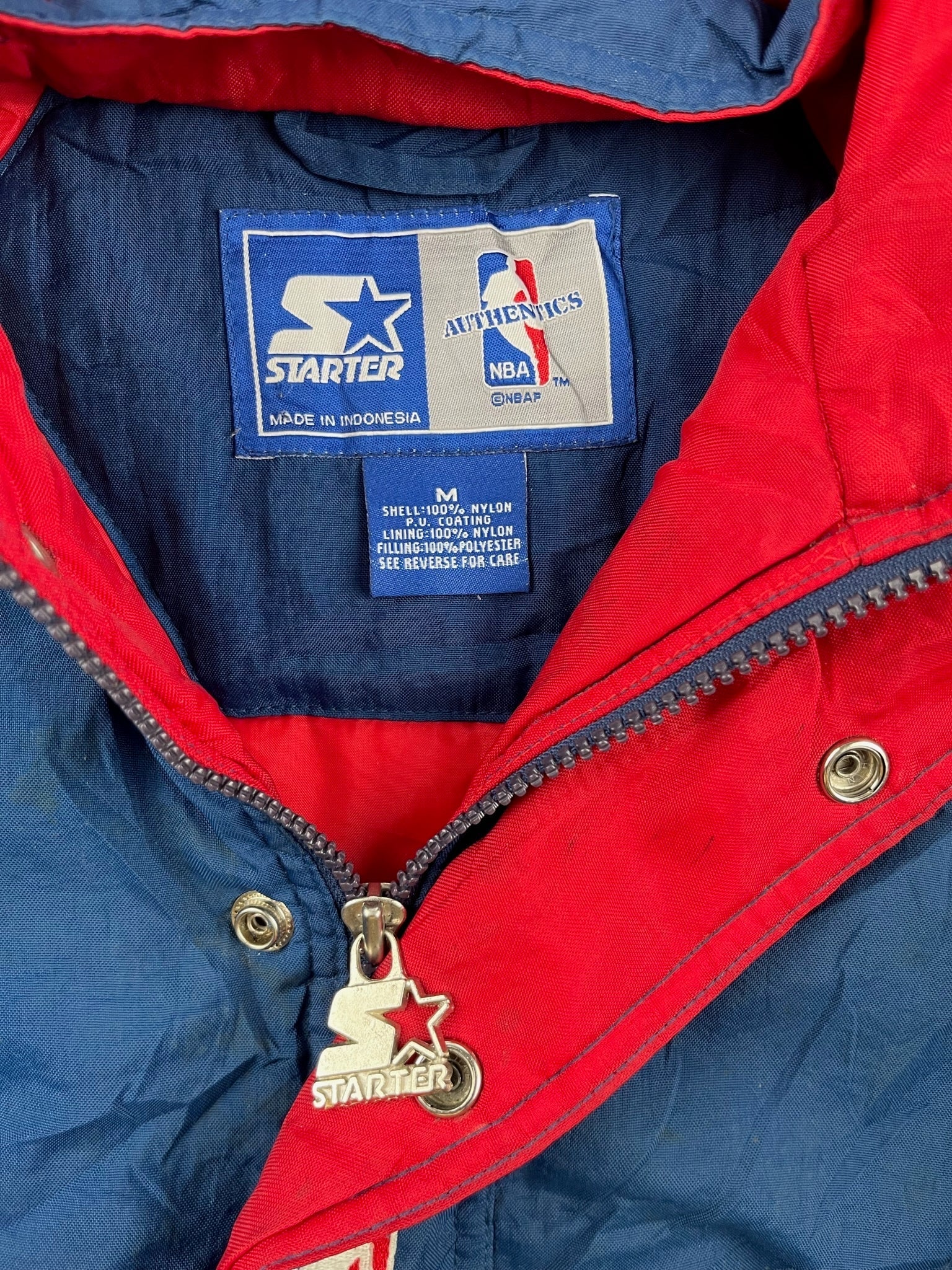 Vintage Starter Houston Rockets Puffer Jacket Youth Large