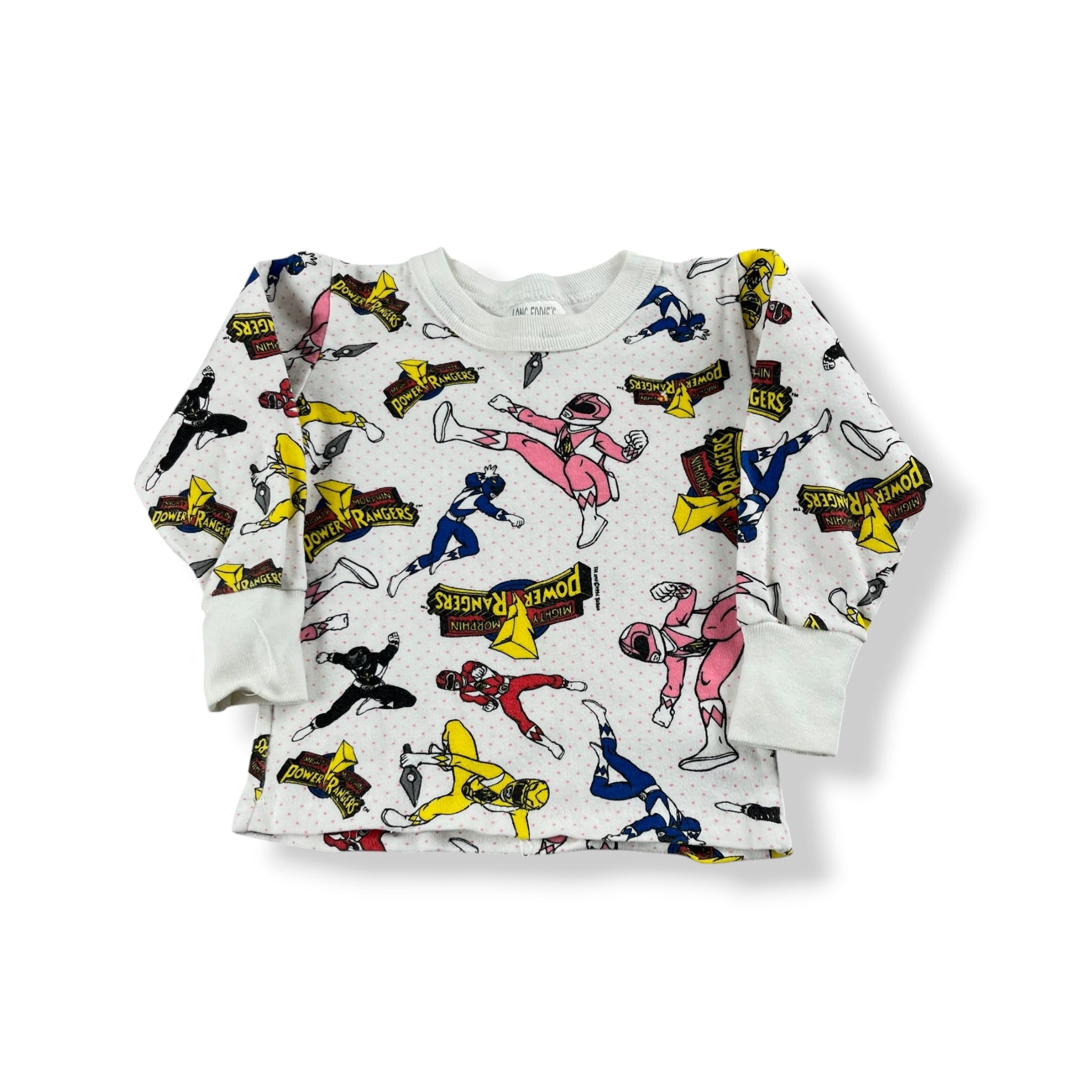 Vintage Mighty Morphin Power Rangers PJ Top 2T