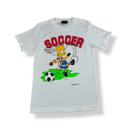 Vintage Soccer Bart Simpson Youth Medium