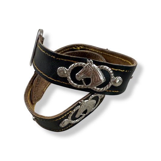 Vintage Leather Western Belt 4-6