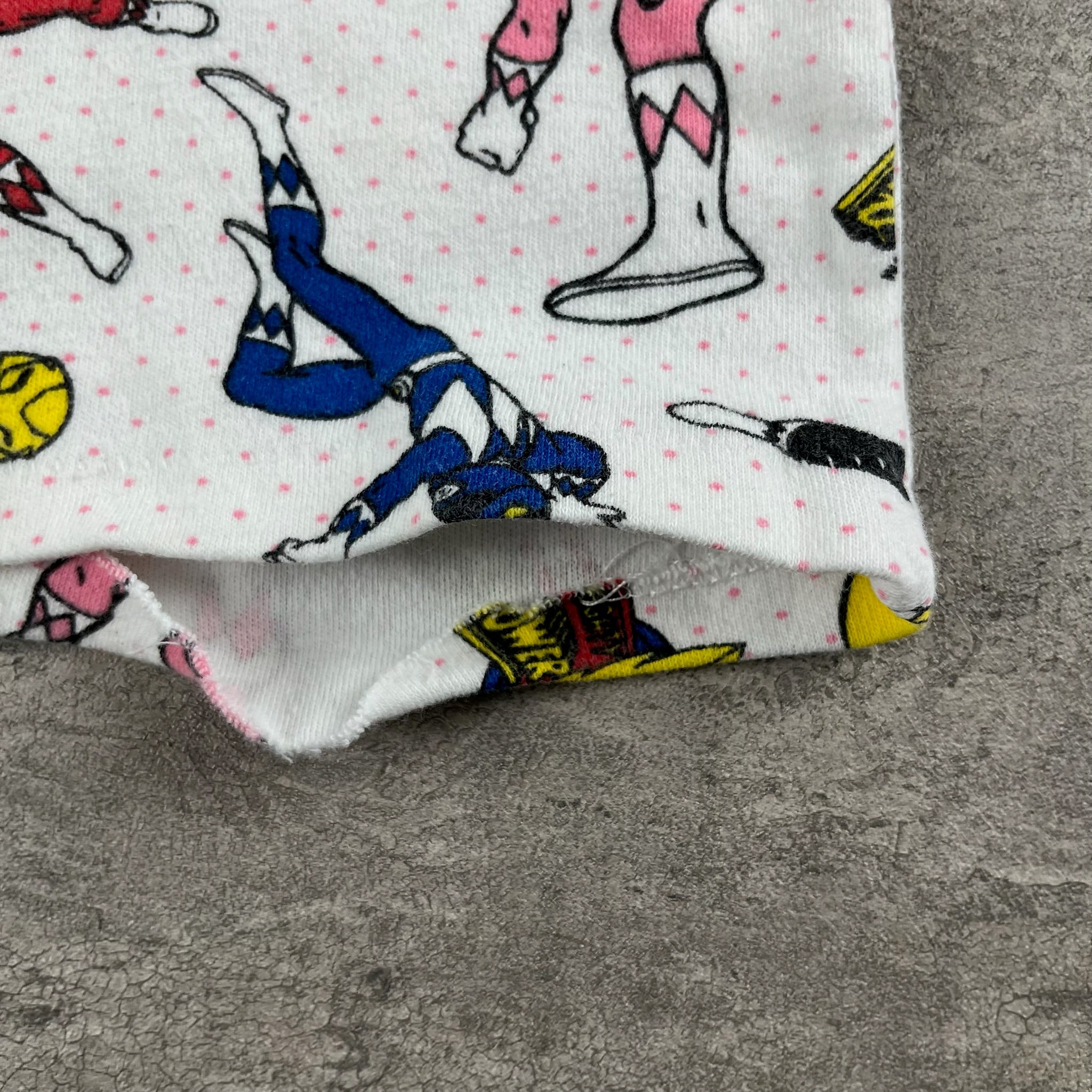 Vintage Mighty Morphin Power Rangers PJ Top 2T