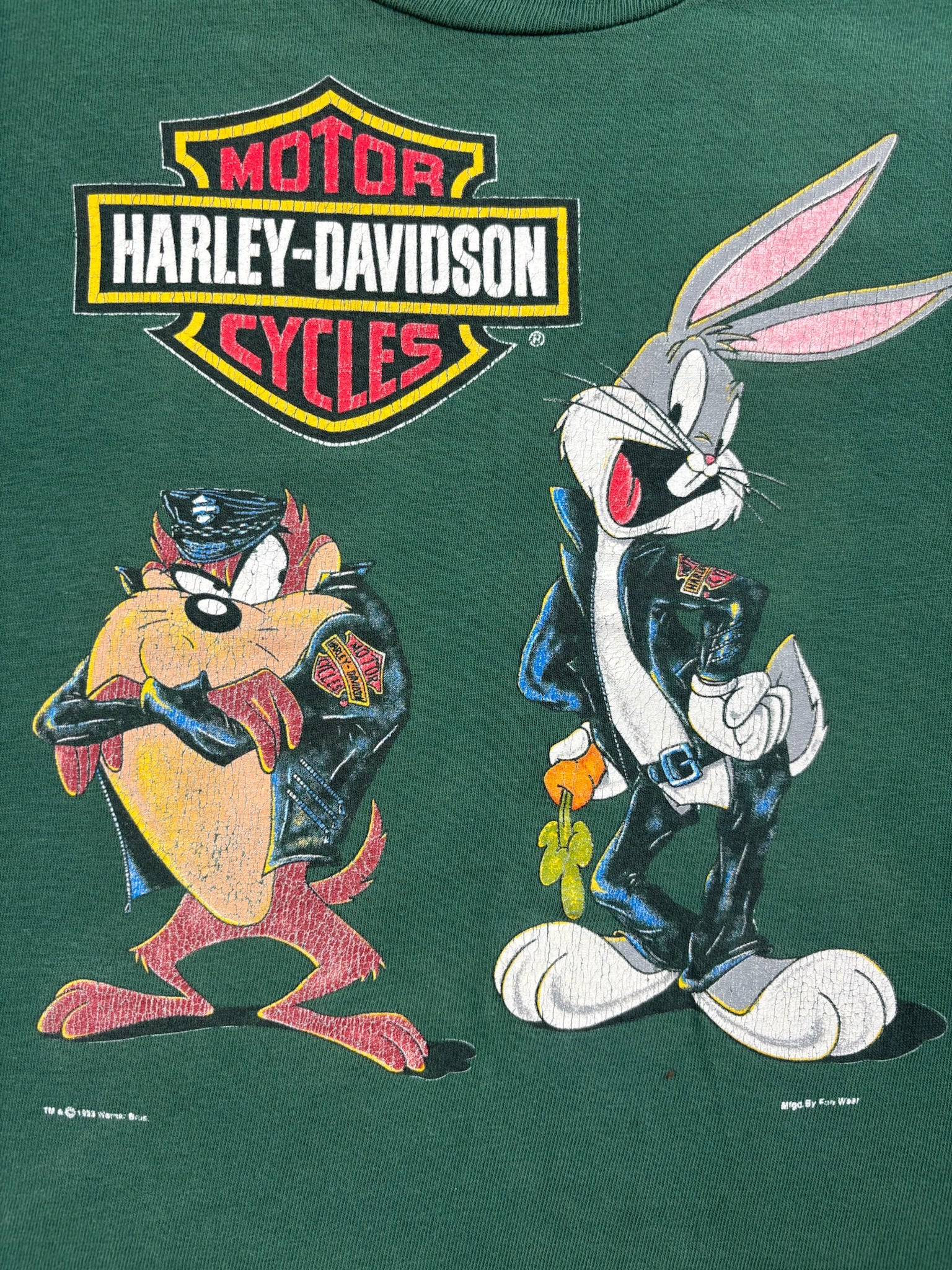 Vintage Looney Tunes X Harley Davidson 3/4T