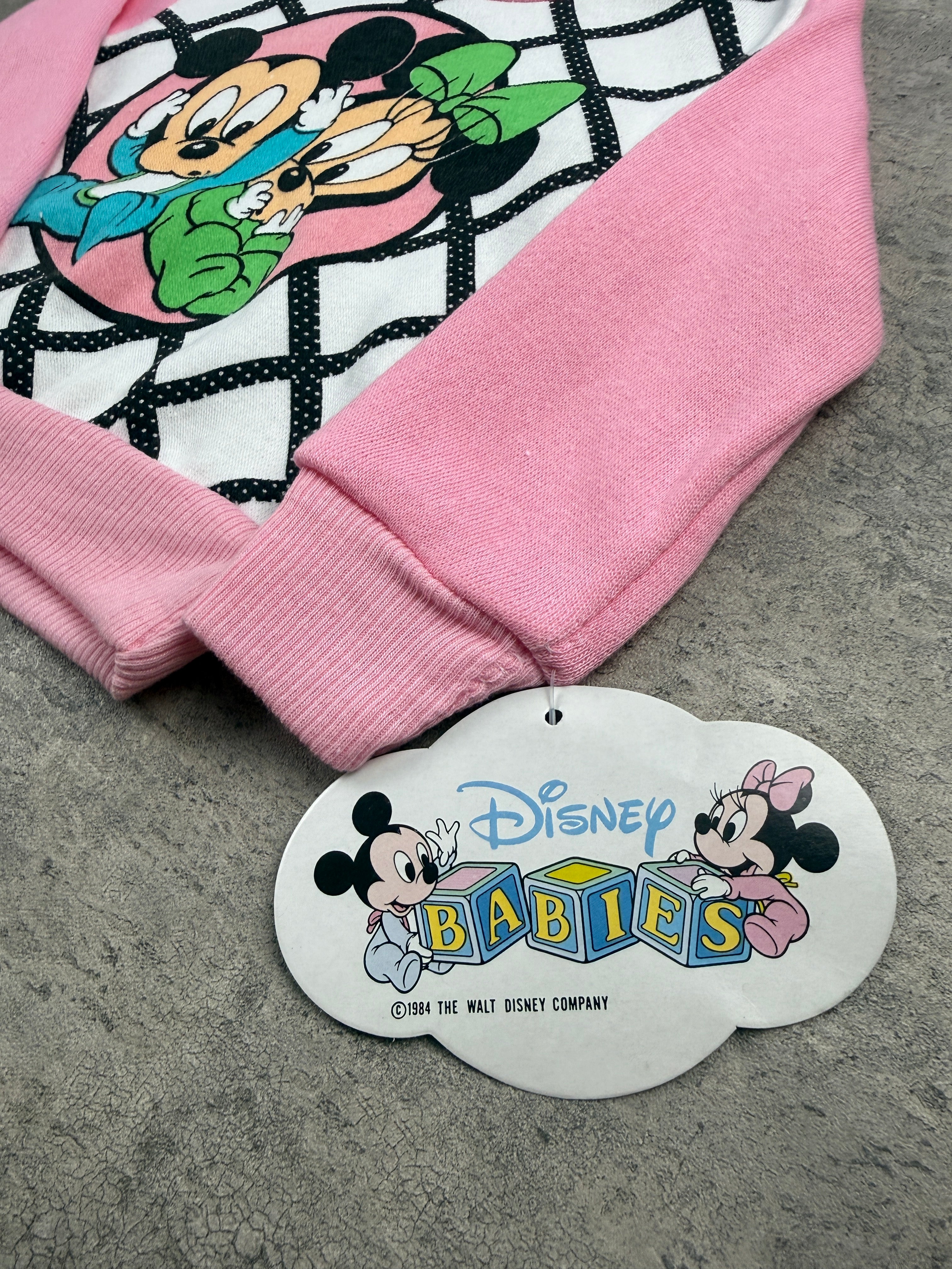 Vintage Disney Babies Minnie Mouse Sweater 9-12 Mo