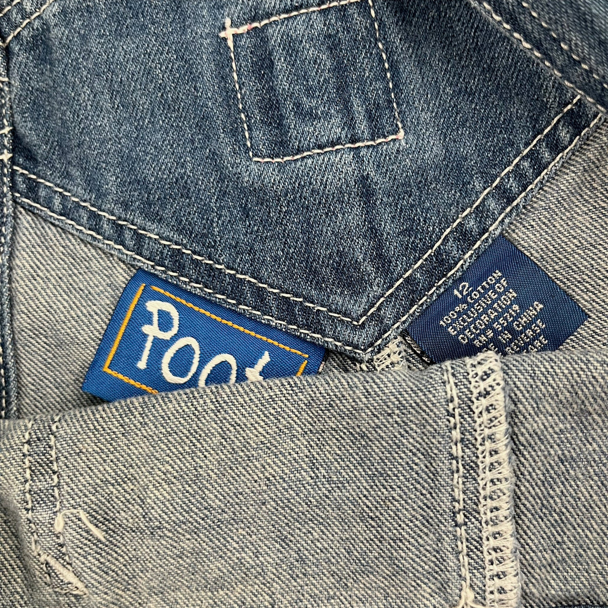 Vintage Pooh Shortalls 10-12