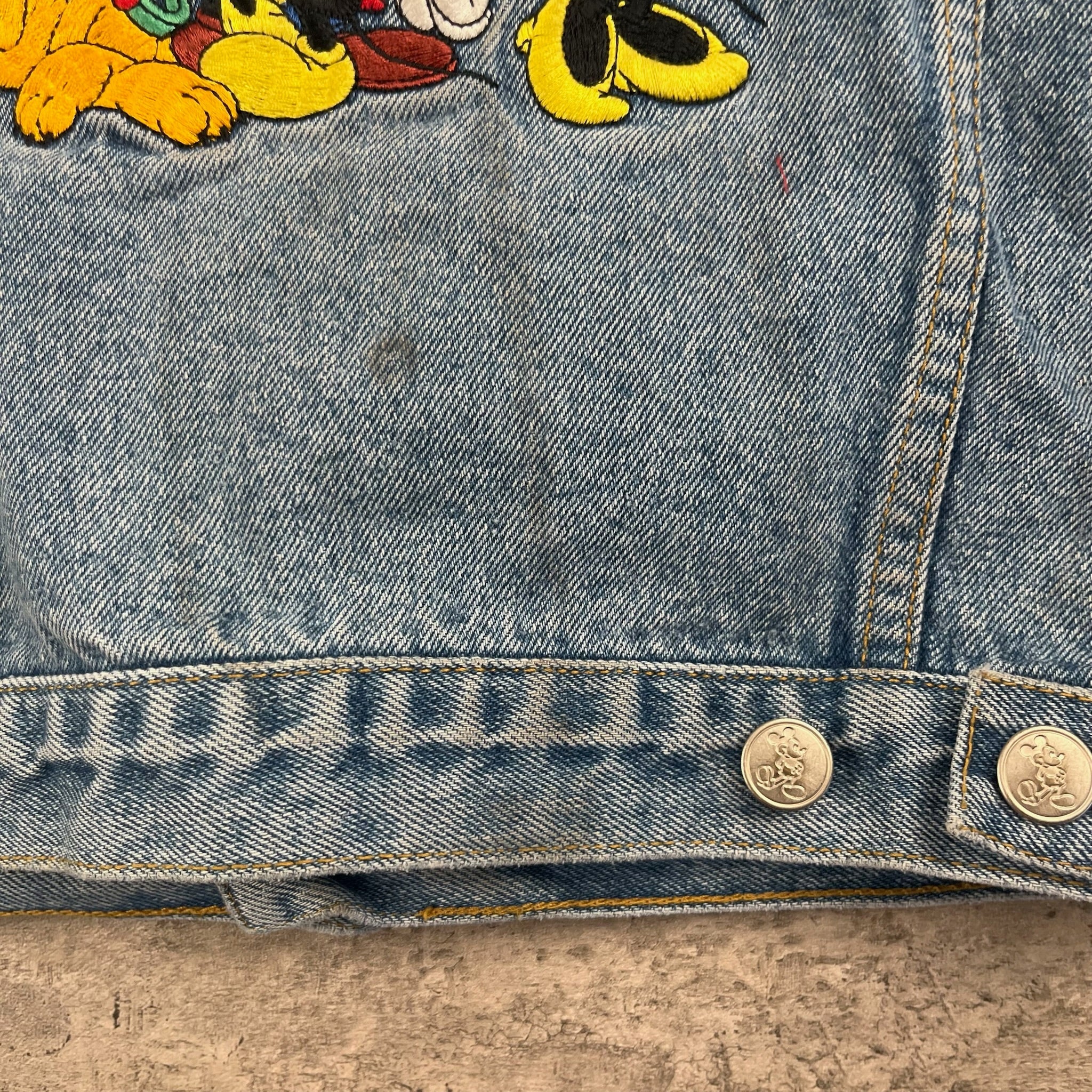Vintage Mickey & Friends Denim Jacket Youth Medium