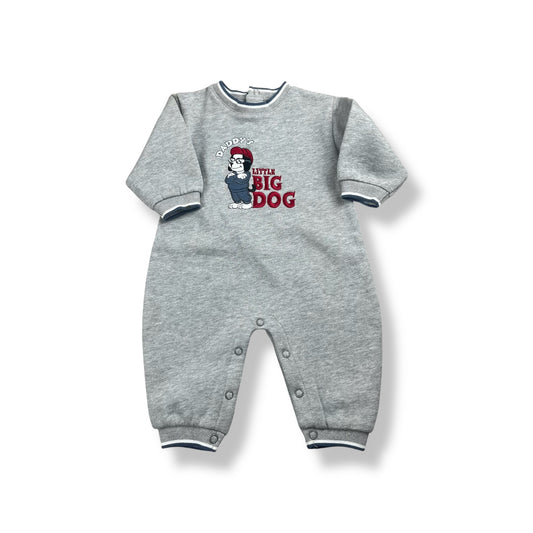 Vintage Little Big Dogs Romper 9 Months