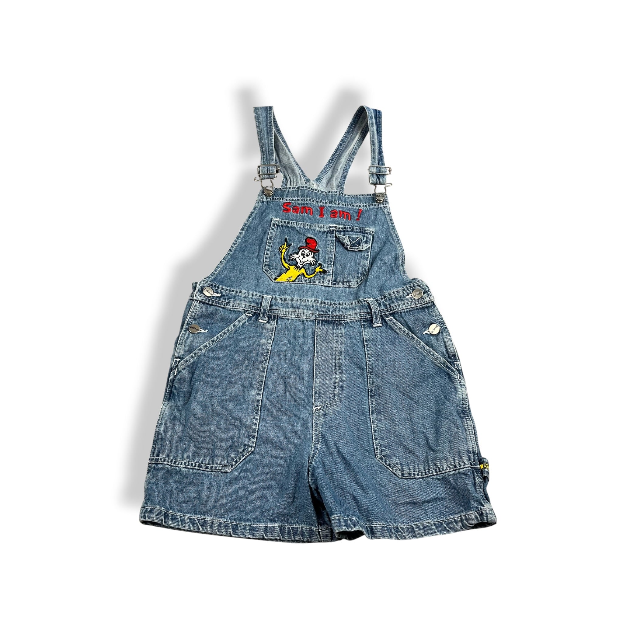 Vintage Dr. Seuss Sam I Am Shortalls 5/6T