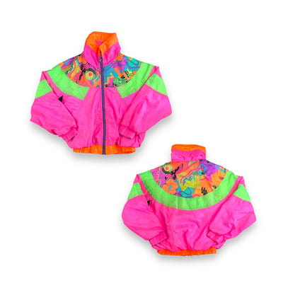 Vintage Neon Windbreaker 7/8