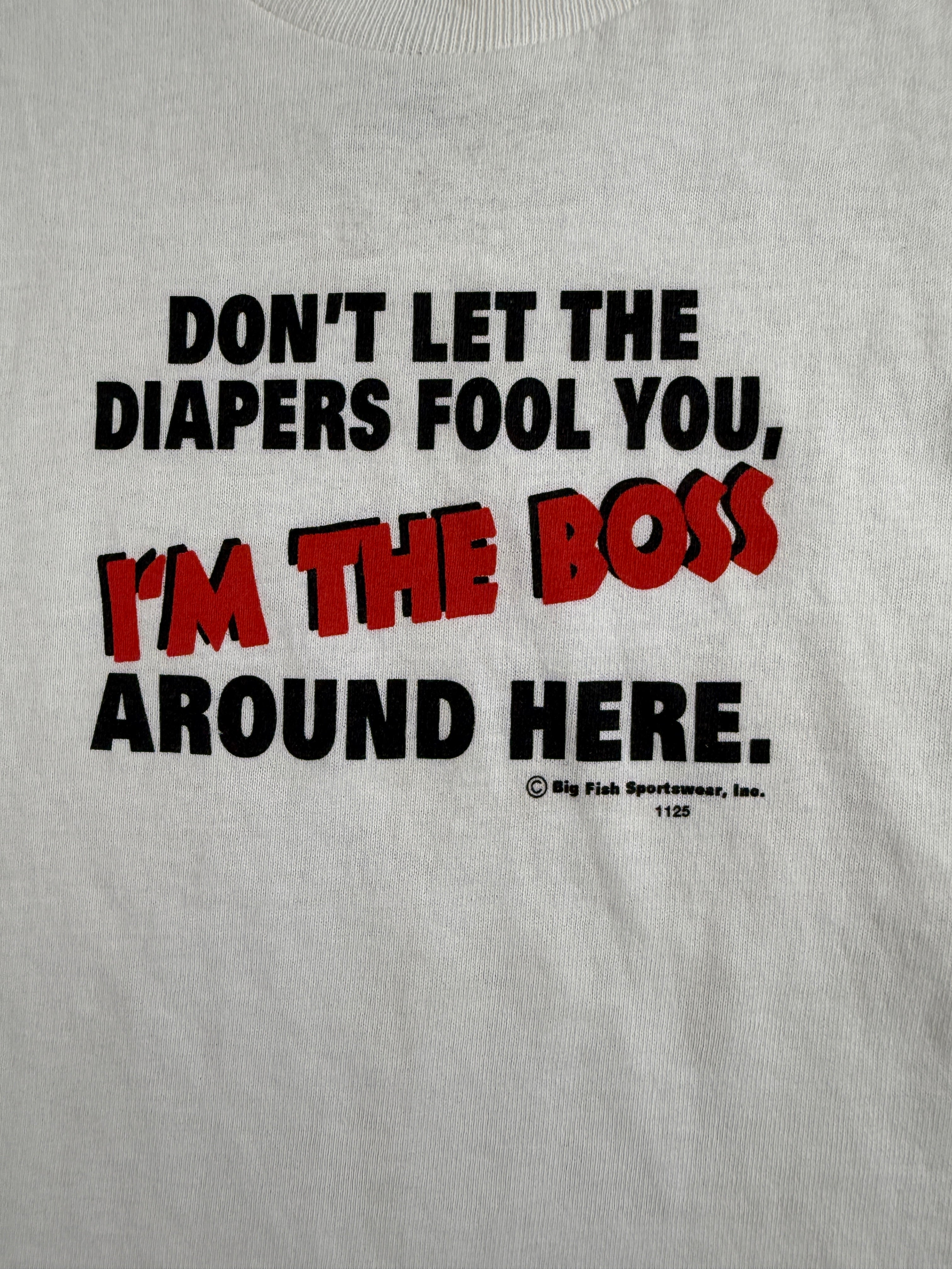 Y2K I'm The Boss Shirt 3/4T